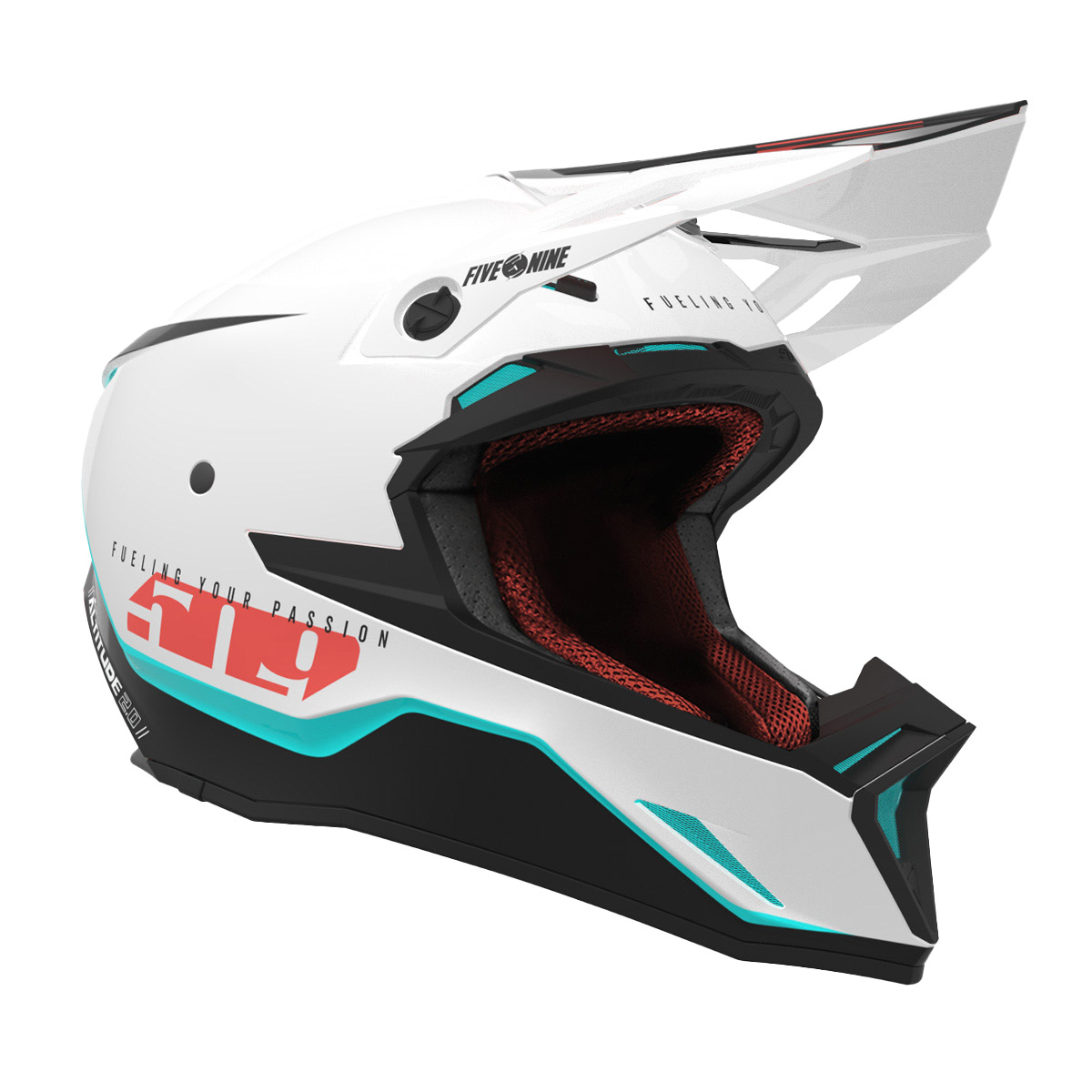 509 Altitude 2.0 Offroad Pro Helmet - Sci-Fi White