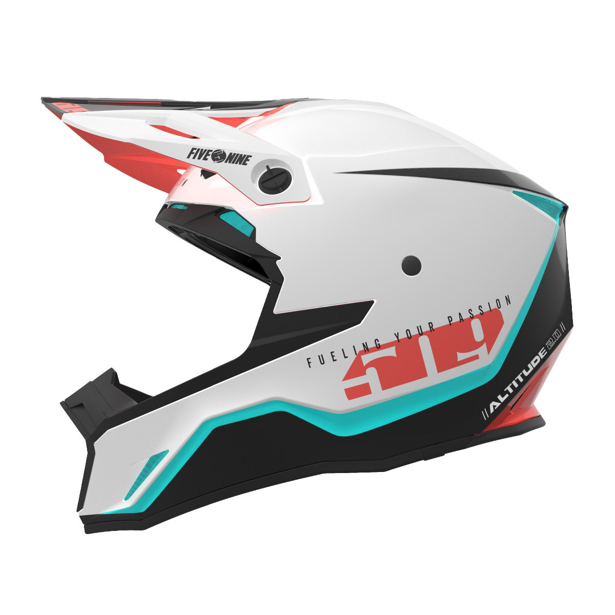 509 Altitude 2.0 Offroad Pro Helmet - Sci-Fi White