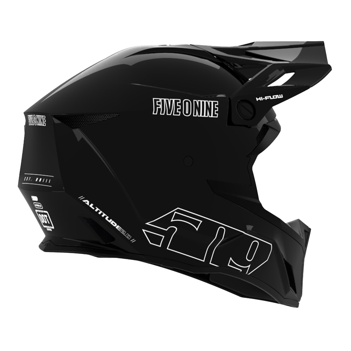 509 Altitude 2.0 Offroad Helmet - Black Legacy
