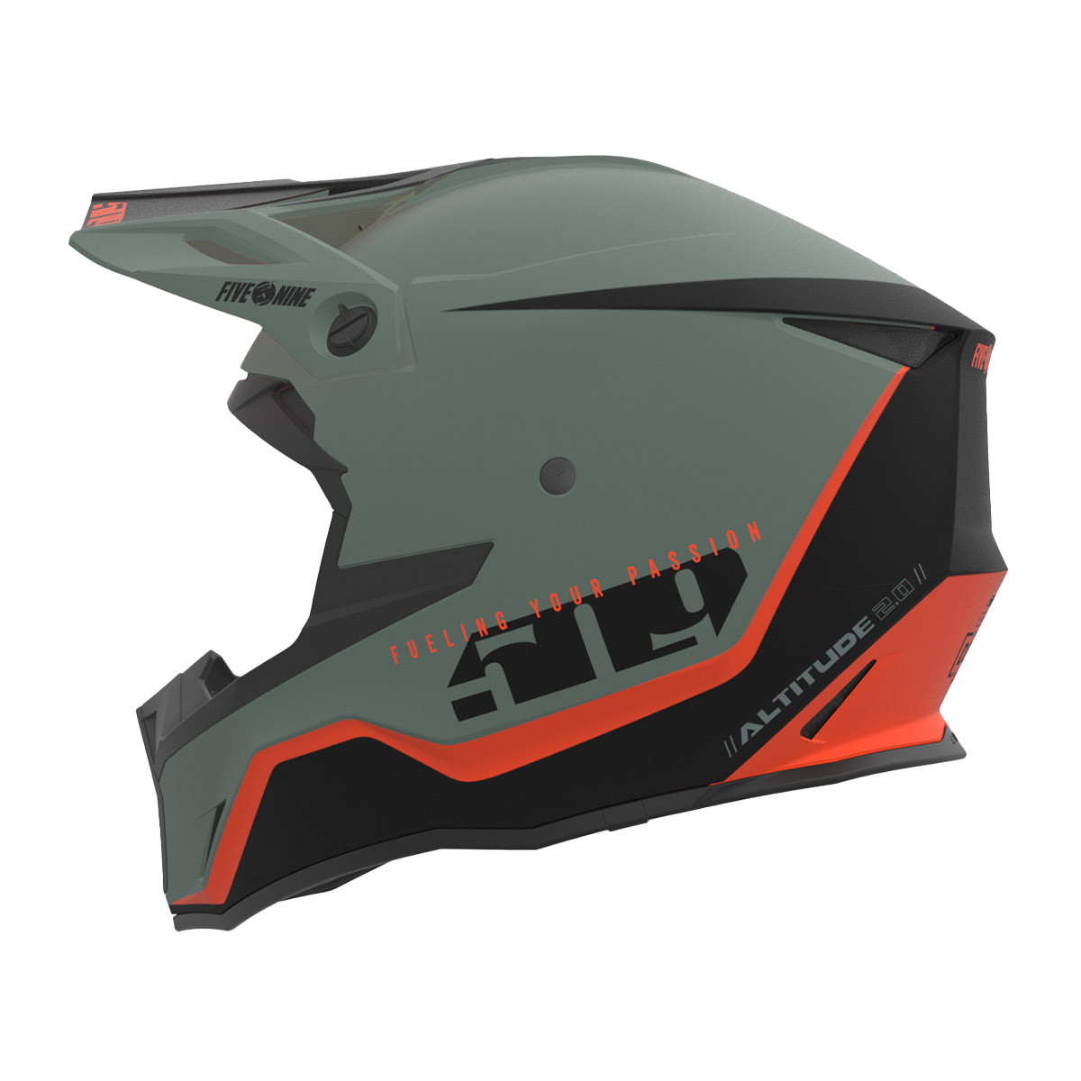 509 Altitude 2.0 Offroad Helmet - Sci-Fi Green