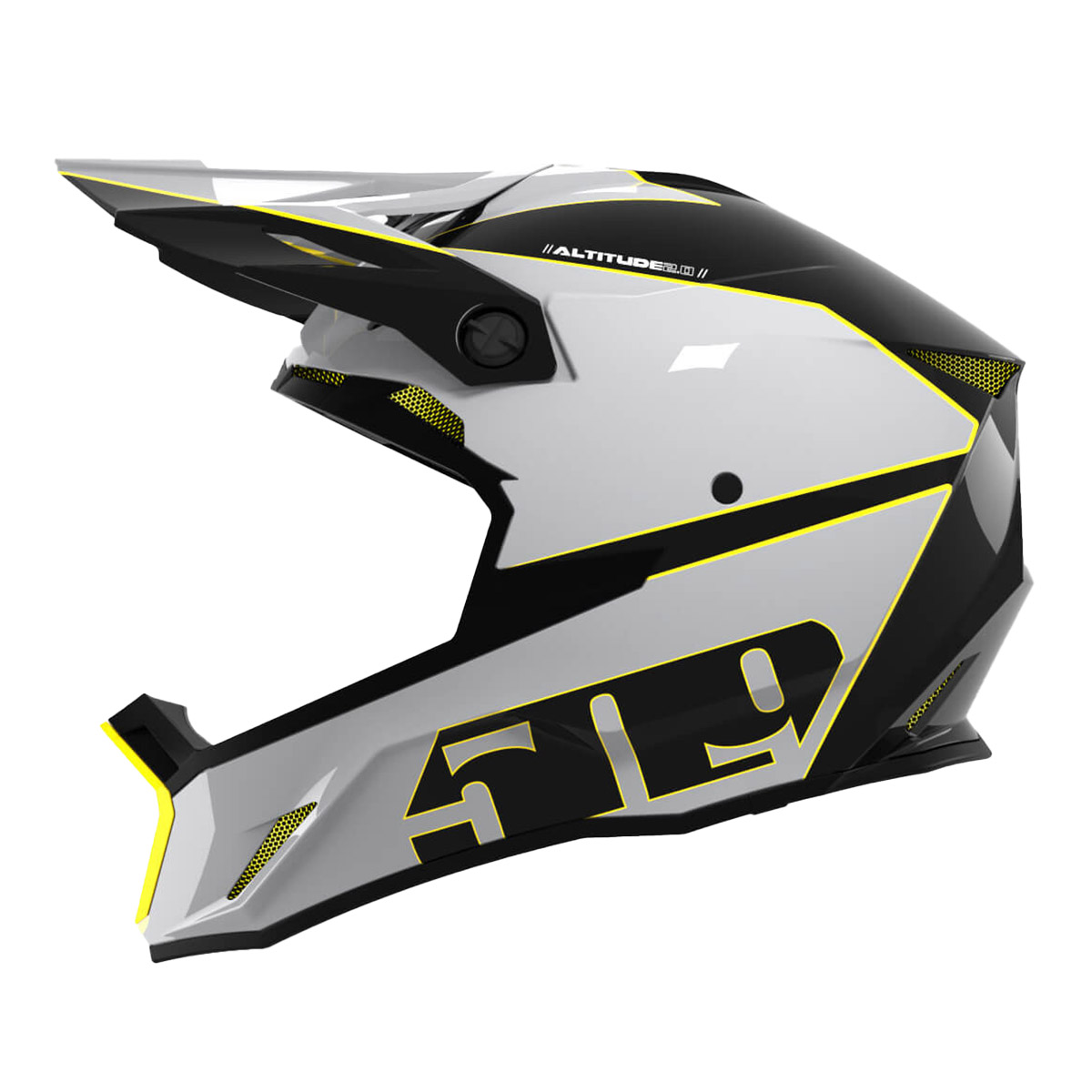 509 Altitude 2.0 Offroad Helmet - Gray/Yellow