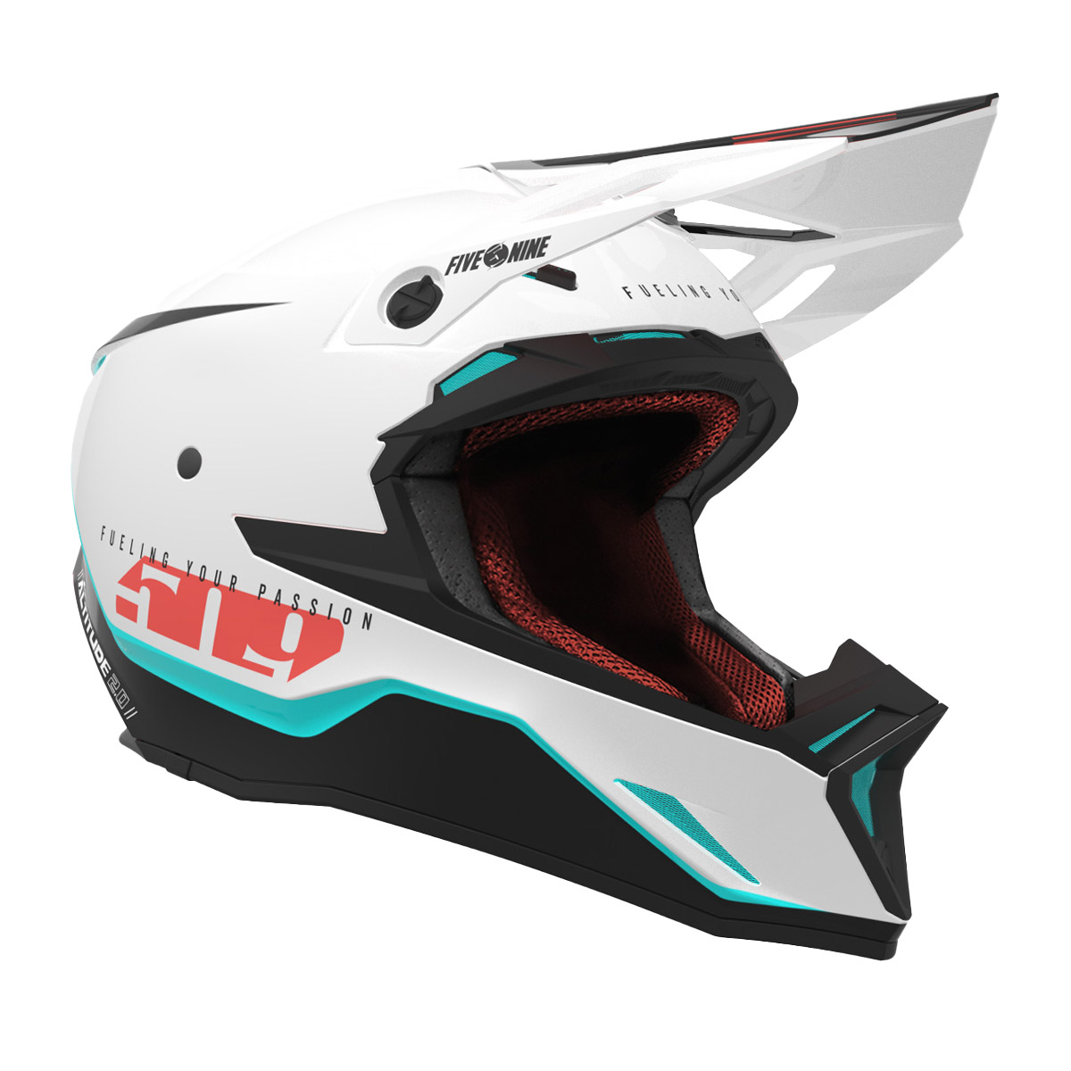 509 Altitude 2.0 Offroad Helmet - Sci-Fi White
