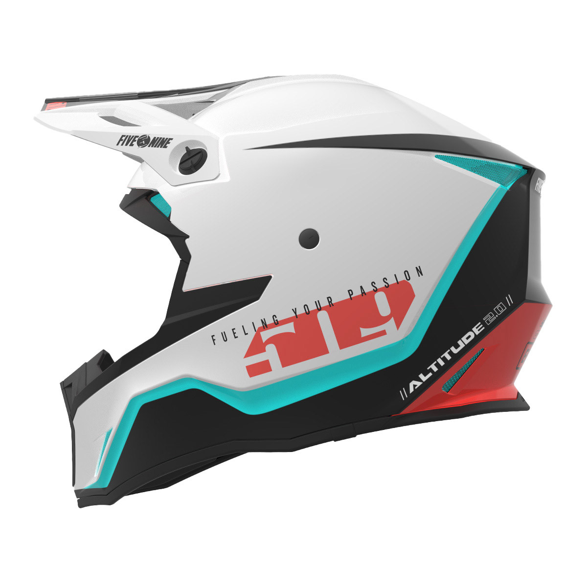 509 Altitude 2.0 Offroad Helmet - Sci-Fi White