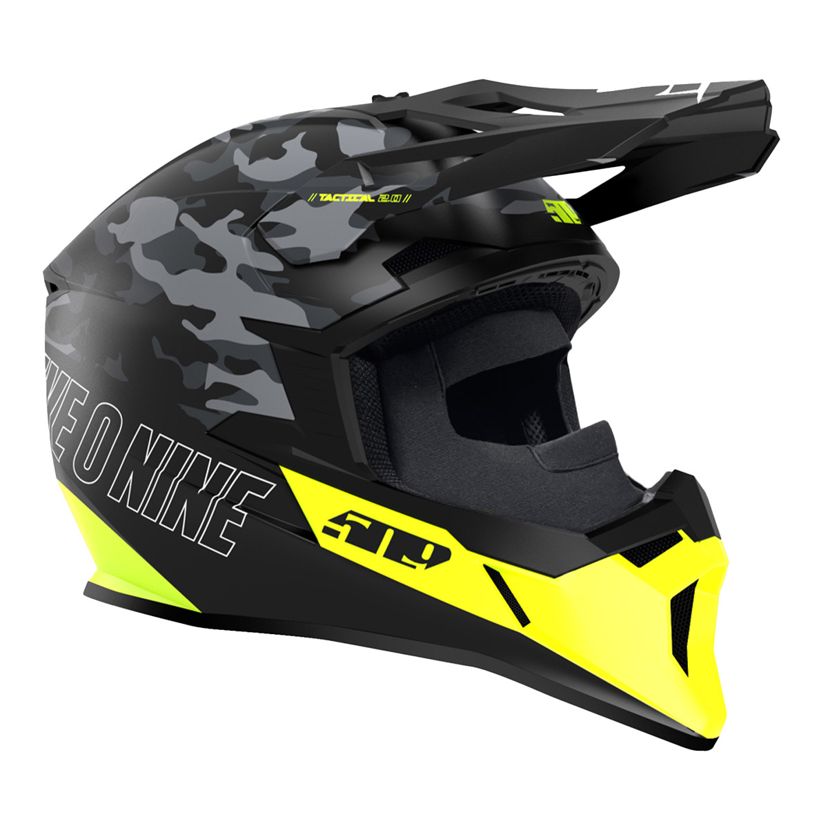 509 Youth Tactical 2.0 Helmet - Black Camo