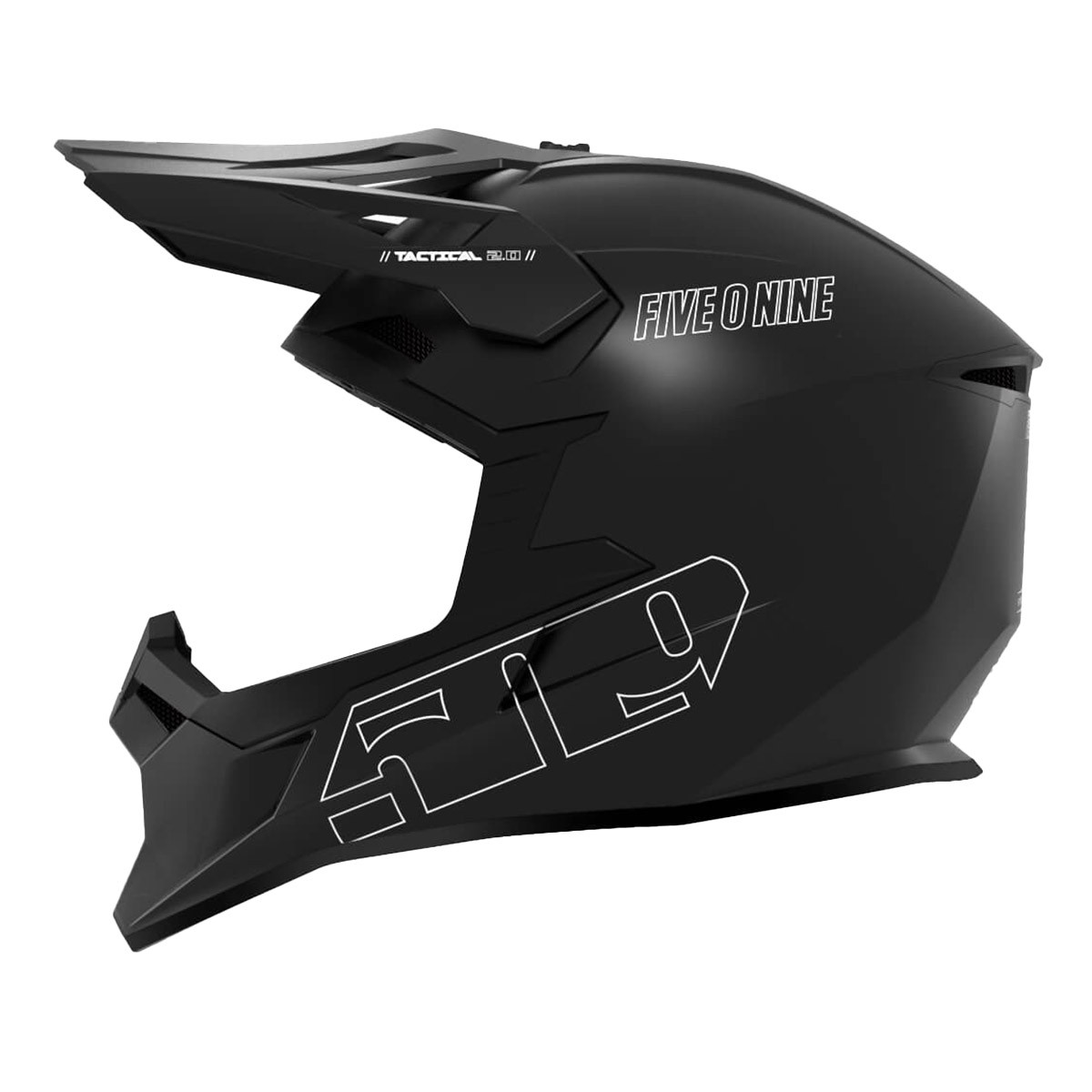 509 Tactical 2.0 Enduro Offroad Helmet w/ Fidlock - Black