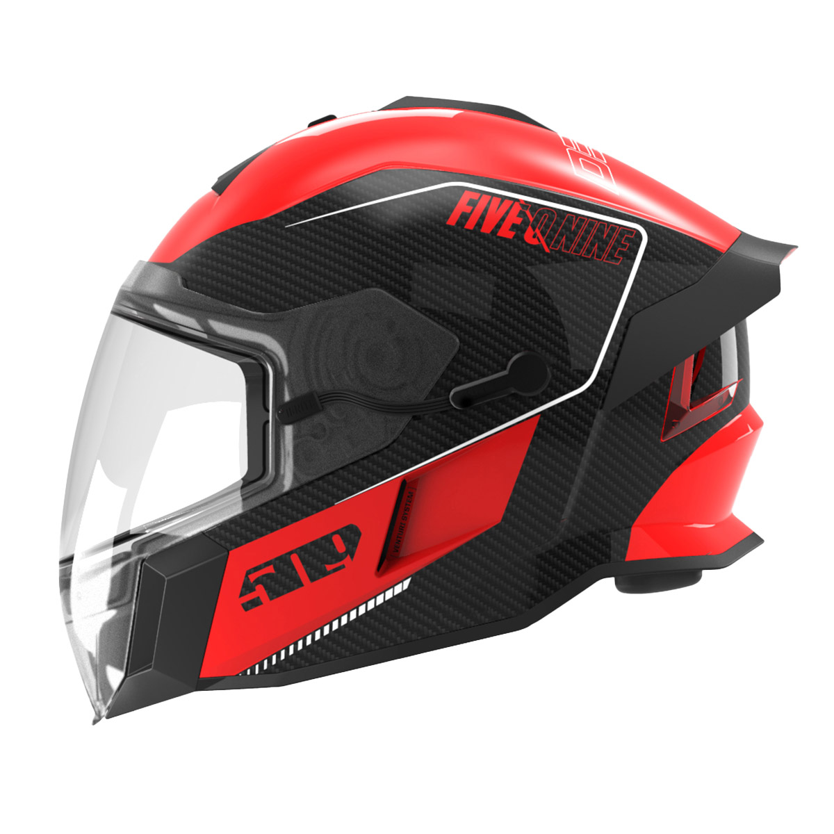 509 Delta V Carbon Ignite Helmet - Racing Red