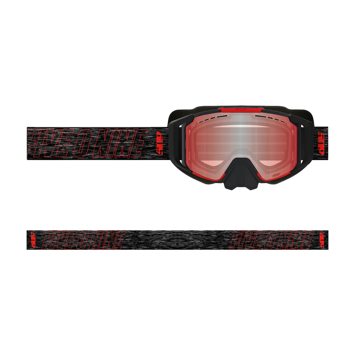 509 Sinister XL6 Goggle - Red (Light Rose Tint (HCS))