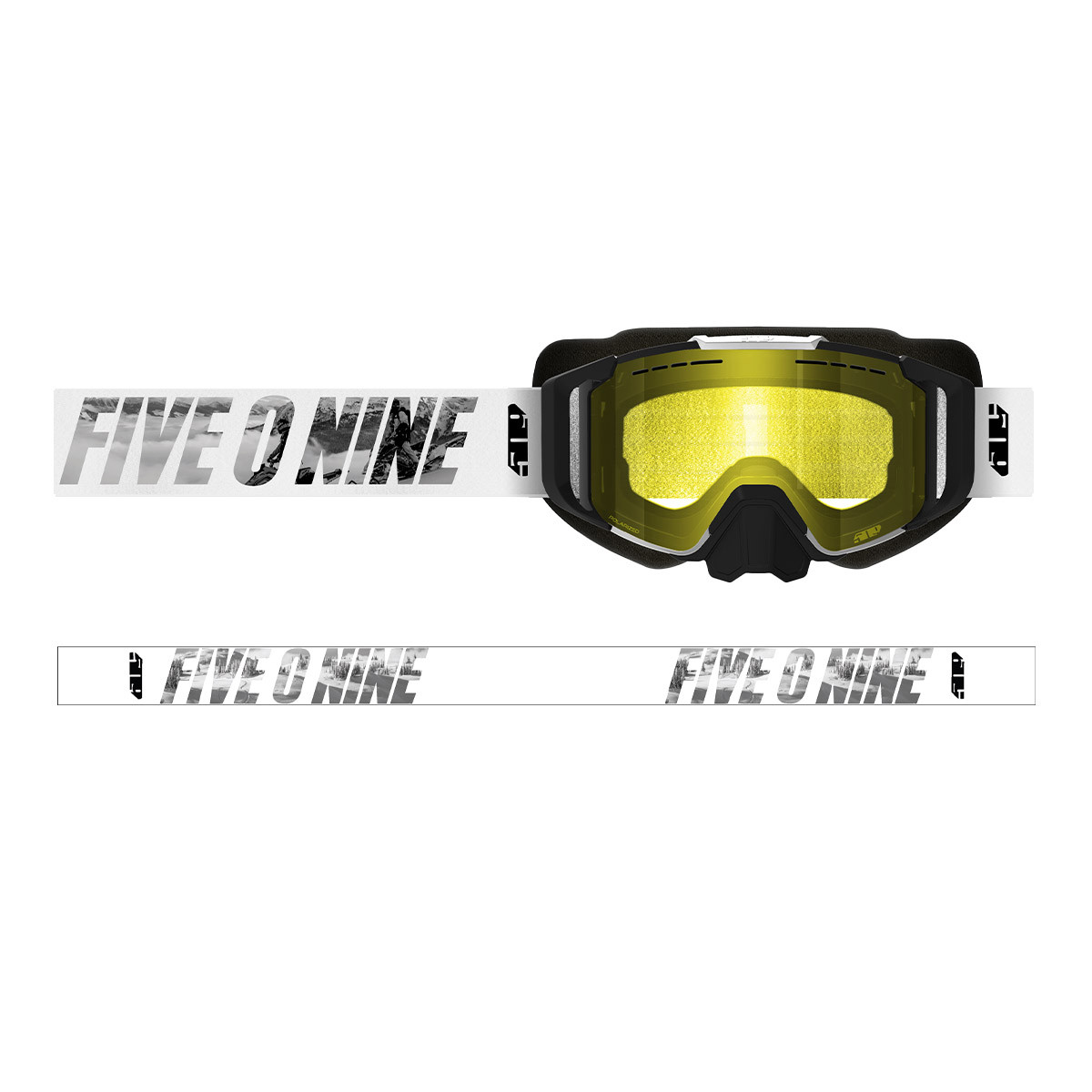 509 Sinister XL6 Goggle - Whiteout (Yellow Tint (Polarized))