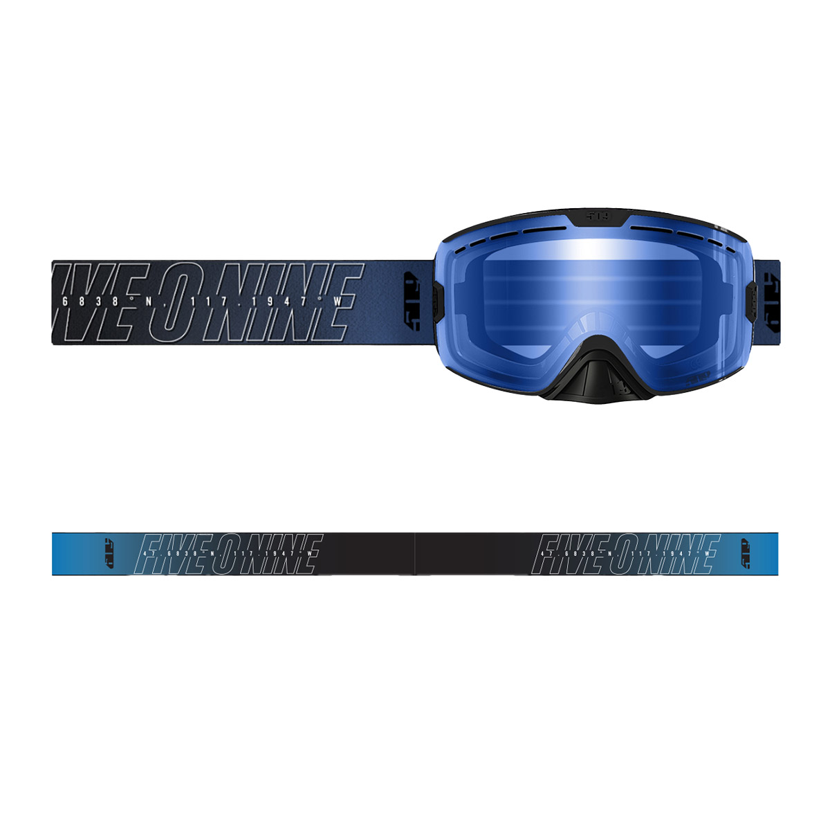 509 Kingpin Goggle - Shifter Ice (Clear-Light Blue Tint (Photochromatic HCS))