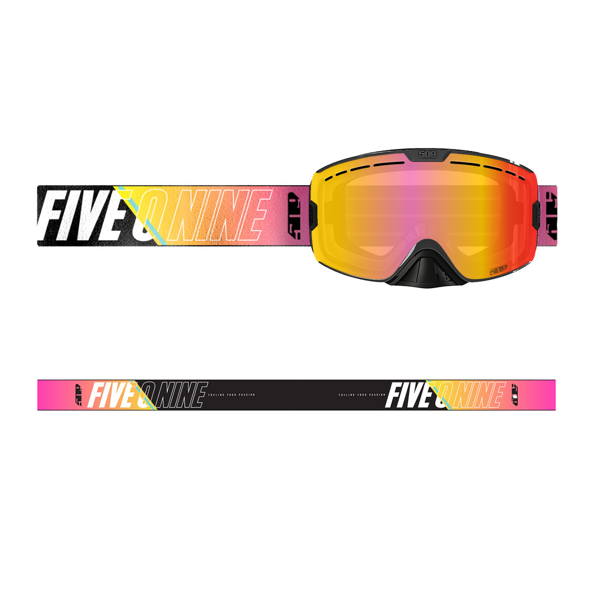 509 Kingpin Goggle - Oil Slick (Light Smoke Tint/Revo Mirror)