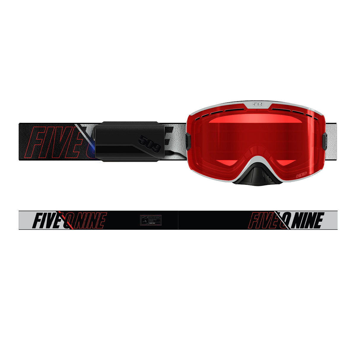 509 Kingpin Ignite Goggle - Racing Red (Smoke Tint/Red Mirror)