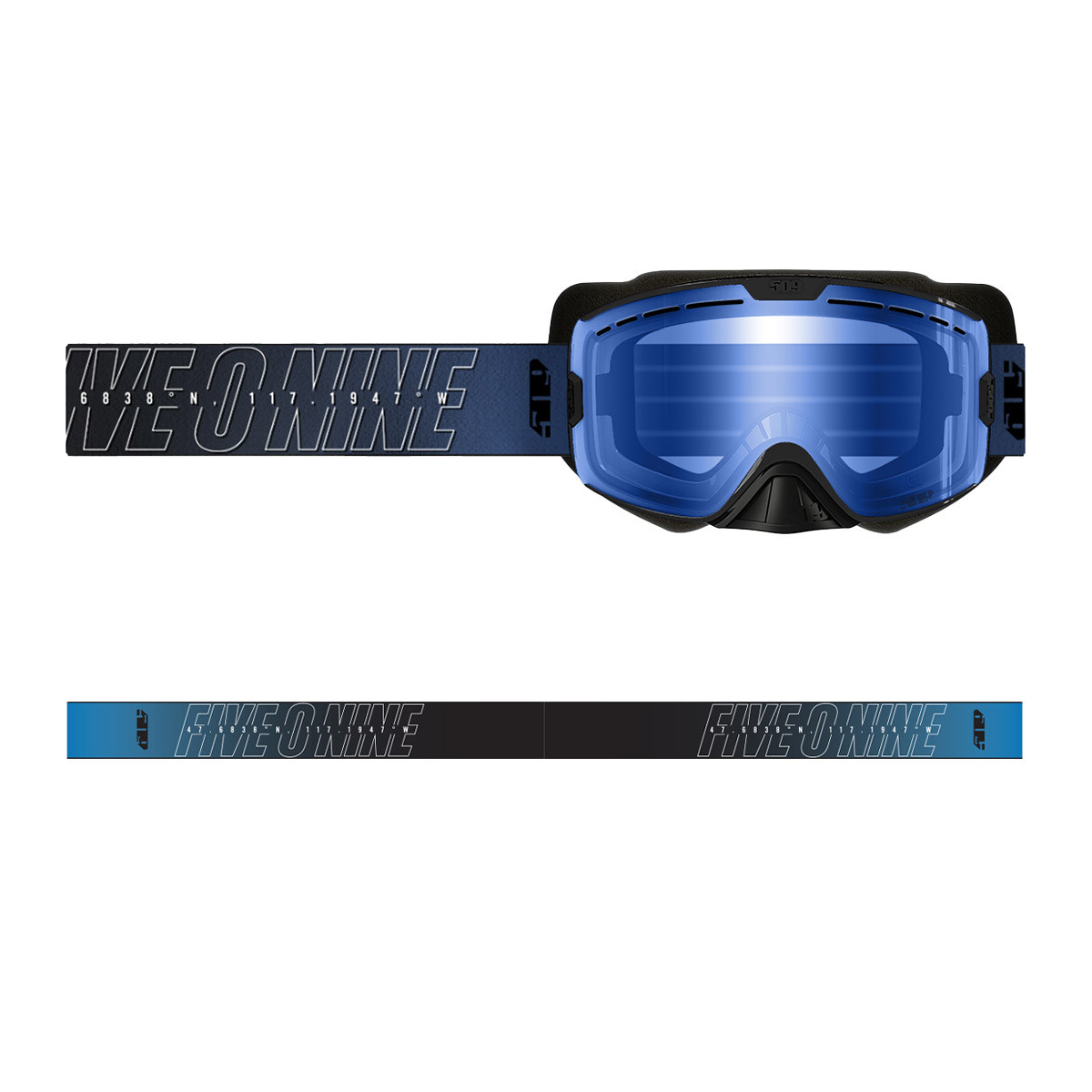 509 Kingpin XL Goggle - Shifter Ice (Clear-Light Blue Tint (Photochromatic HCS))