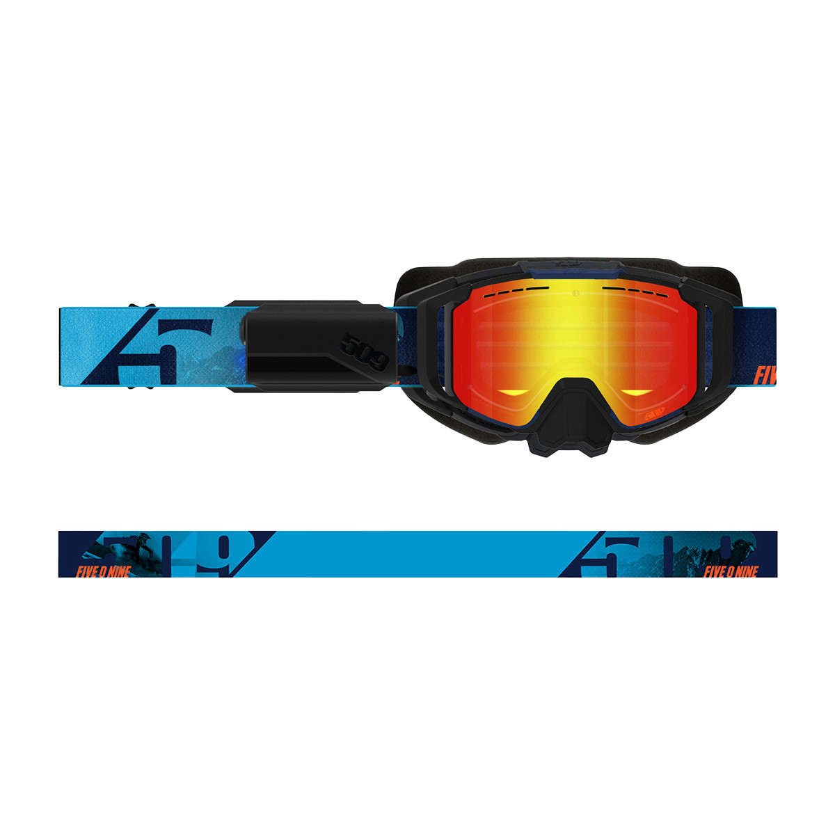 509 Sinister XL6 Ignite Goggle - Cyan Navy