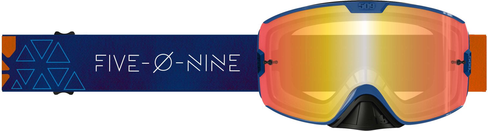 509 Kingpin Offroad Goggle - Orange/Navy Hextant