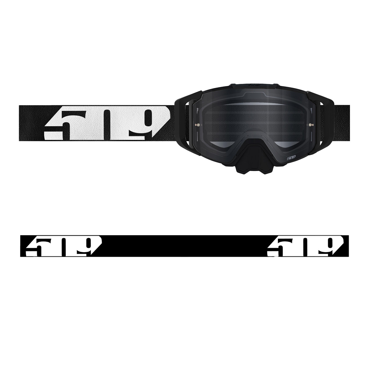 509 Sinister MX6 Goggle - Black (Clear)