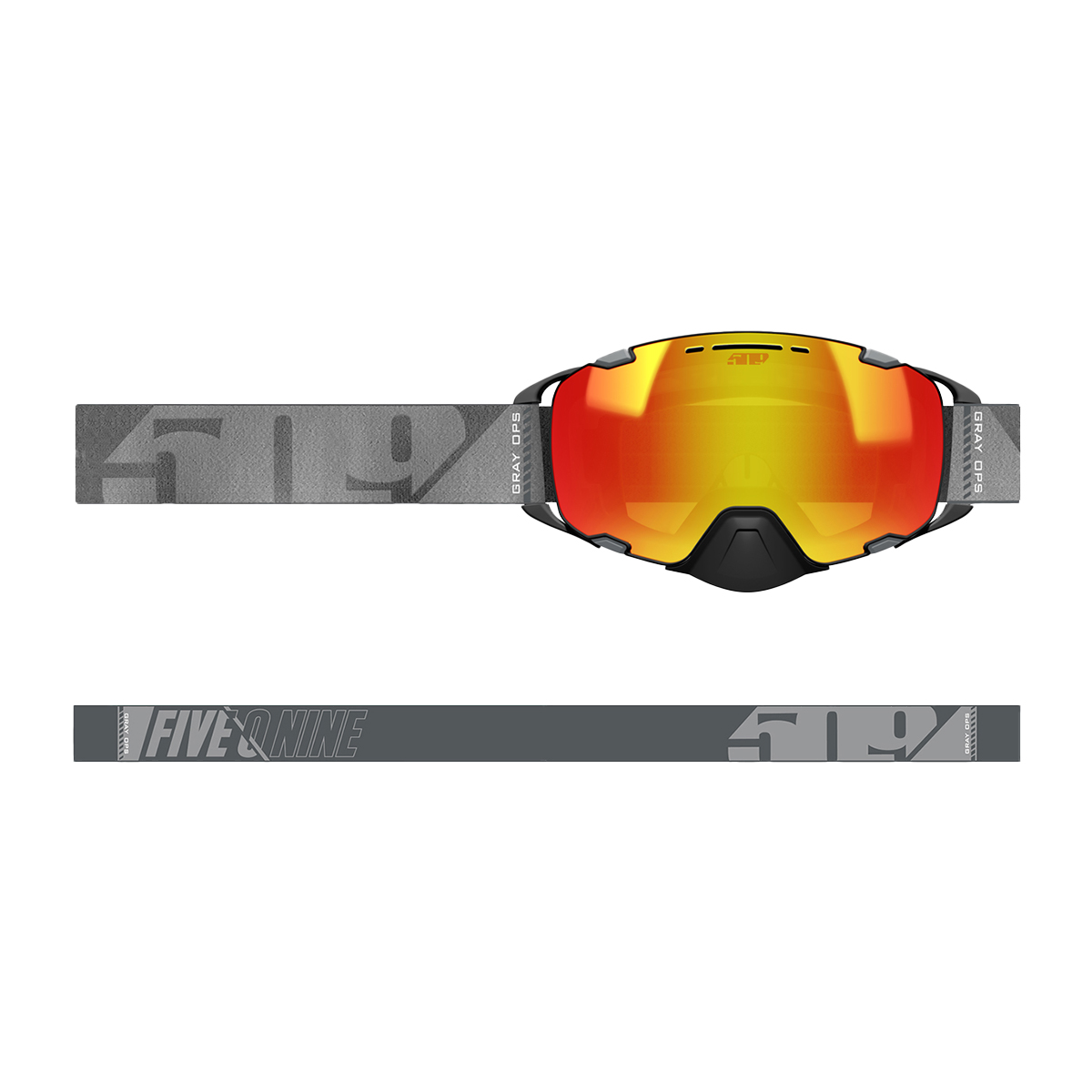 509 Aviator 2.0 Goggle - Gray Ops (Light Rose Tint/Fire Mirror (HCS))