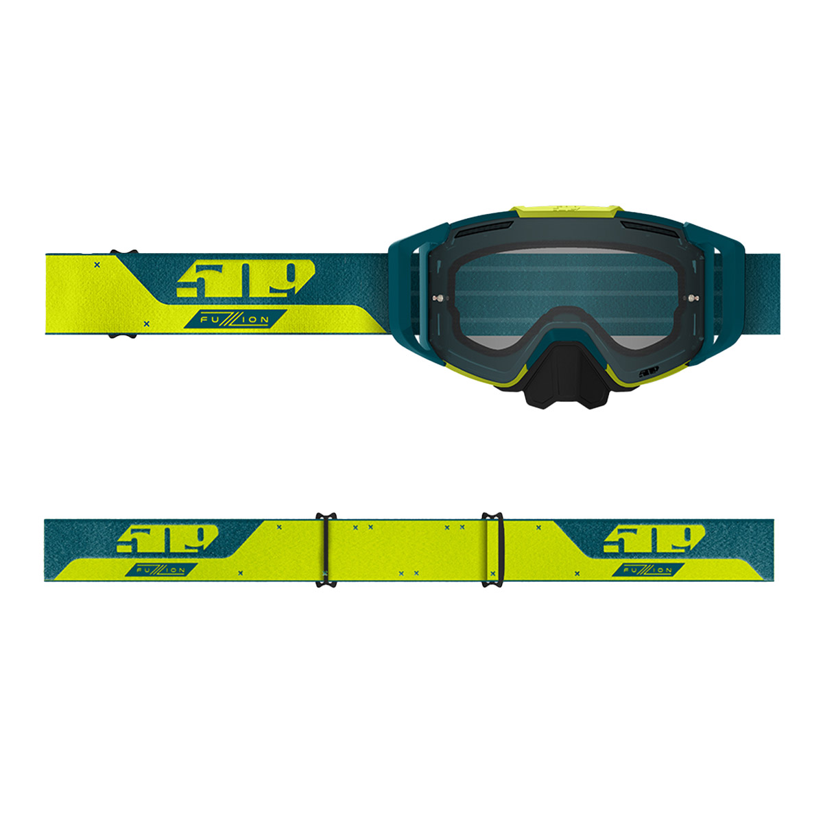 509 Sinister MX6 Fuzion Flow Goggle - Sharkskin (Clear)