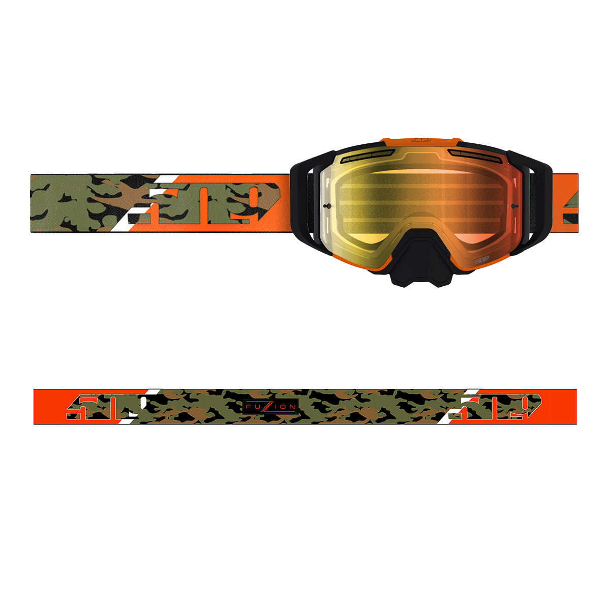 509 Sinister MX6 Fuzion Flow Goggle - Hunter Camo (Light Rose Tint/Fire Mirror (HCS))