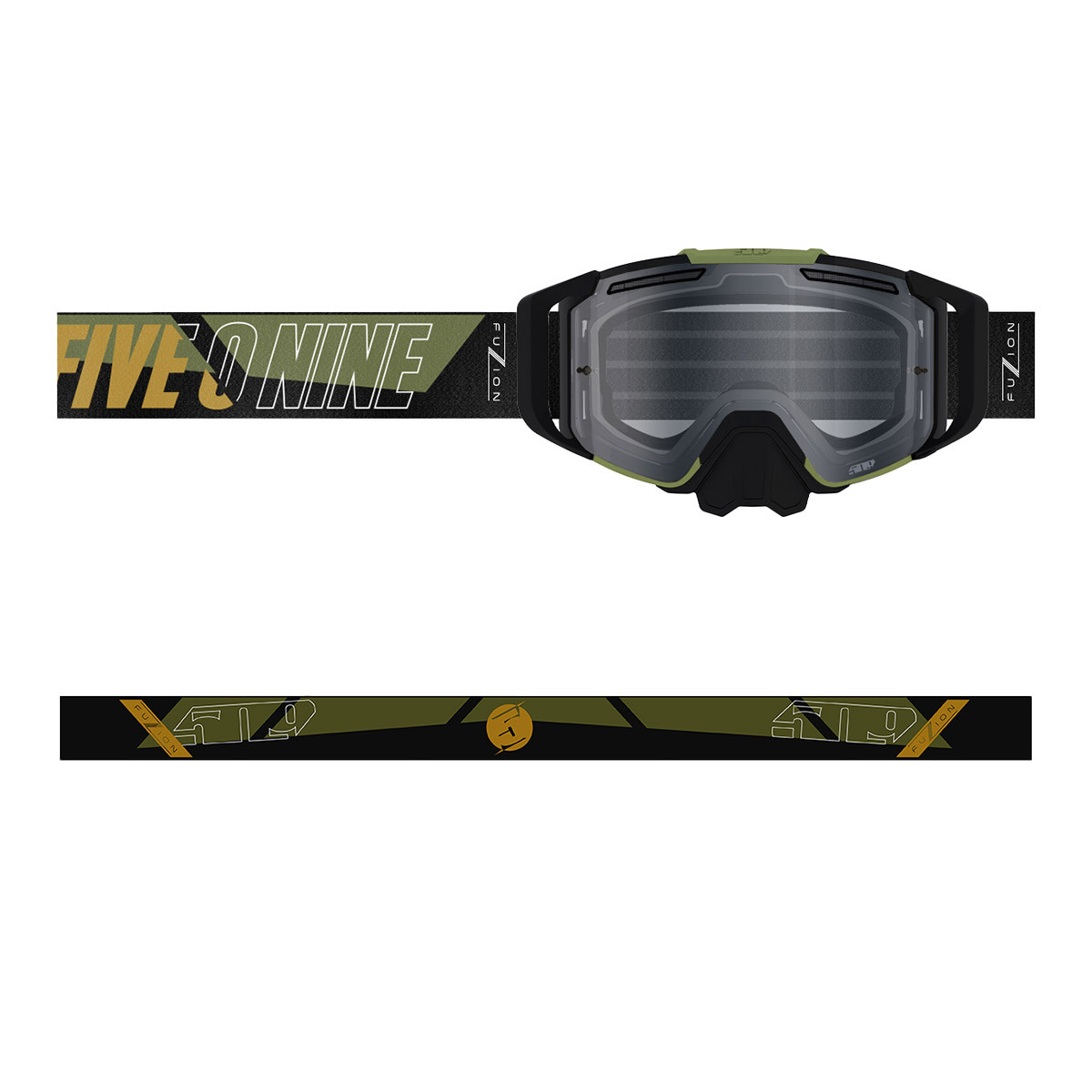 509 Sinister MX6 Fuzion Flow Goggle - Terra (Clear)