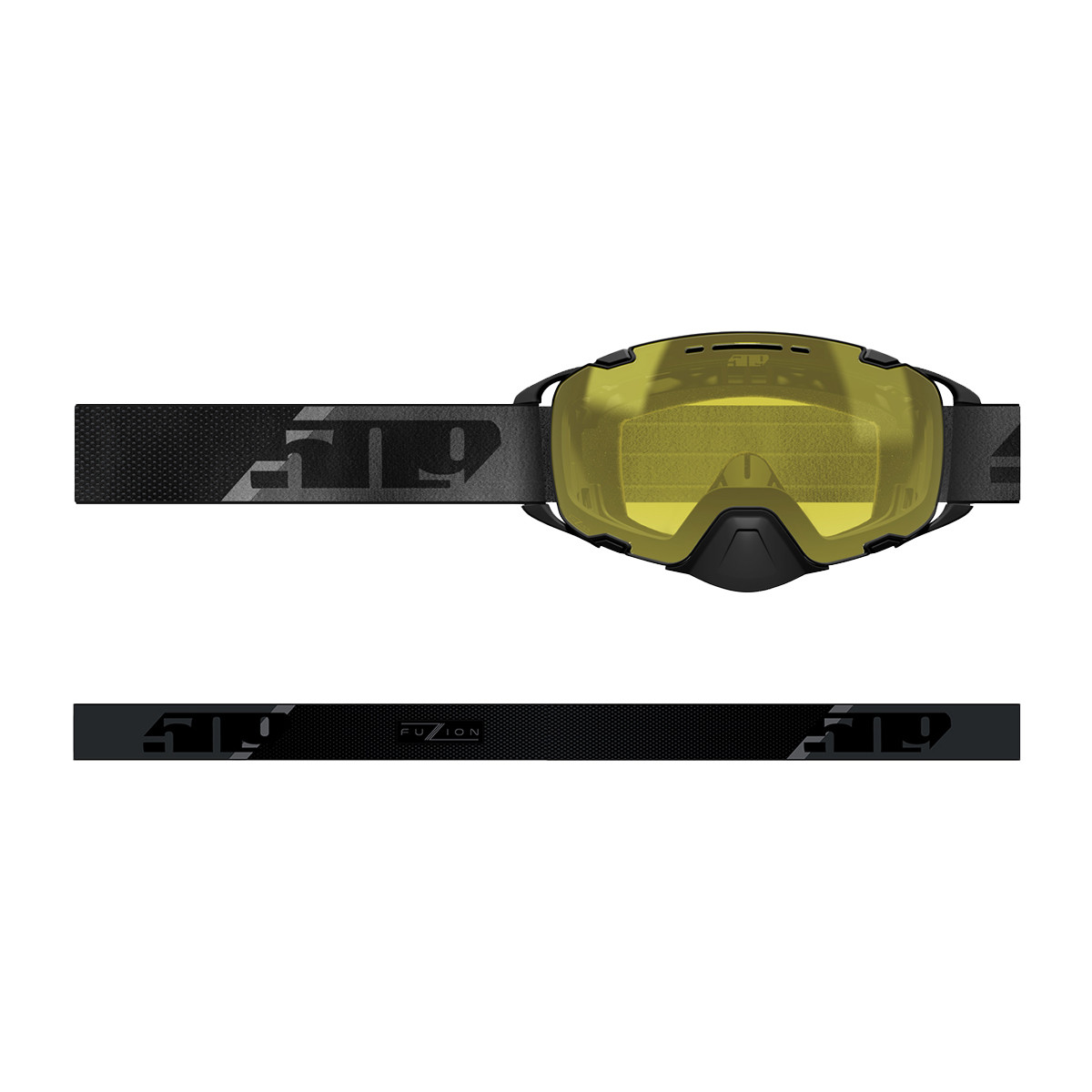 509 Aviator 2.0 Fuzion Flow Goggle - Black w/ Yellow (Yellow Tint)