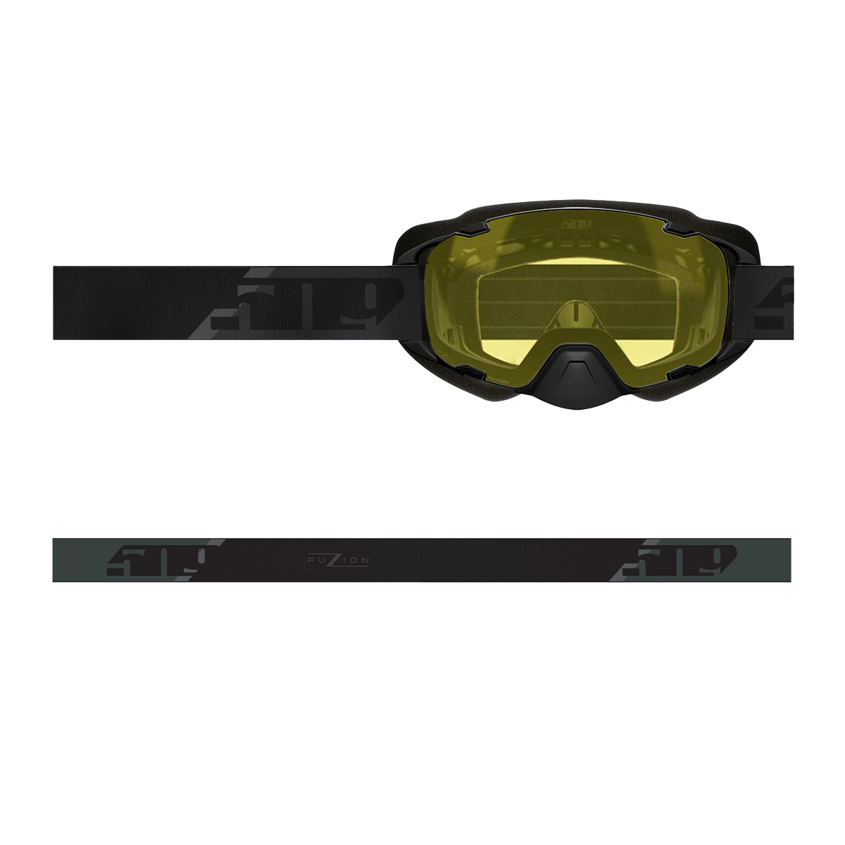 509 Aviator 2.0 XL Fuzion Goggle - Black w/ Yellow (Yellow Tint)