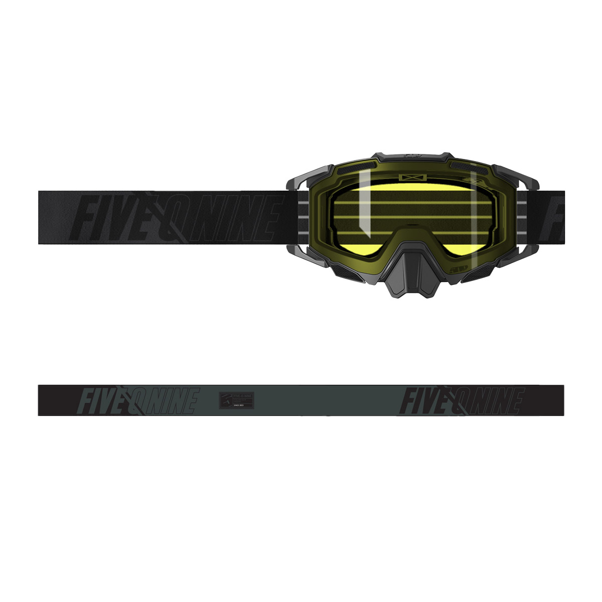 509 Sinister X7 Goggle - Black w/ Yellow (Yellow Tint (HCS