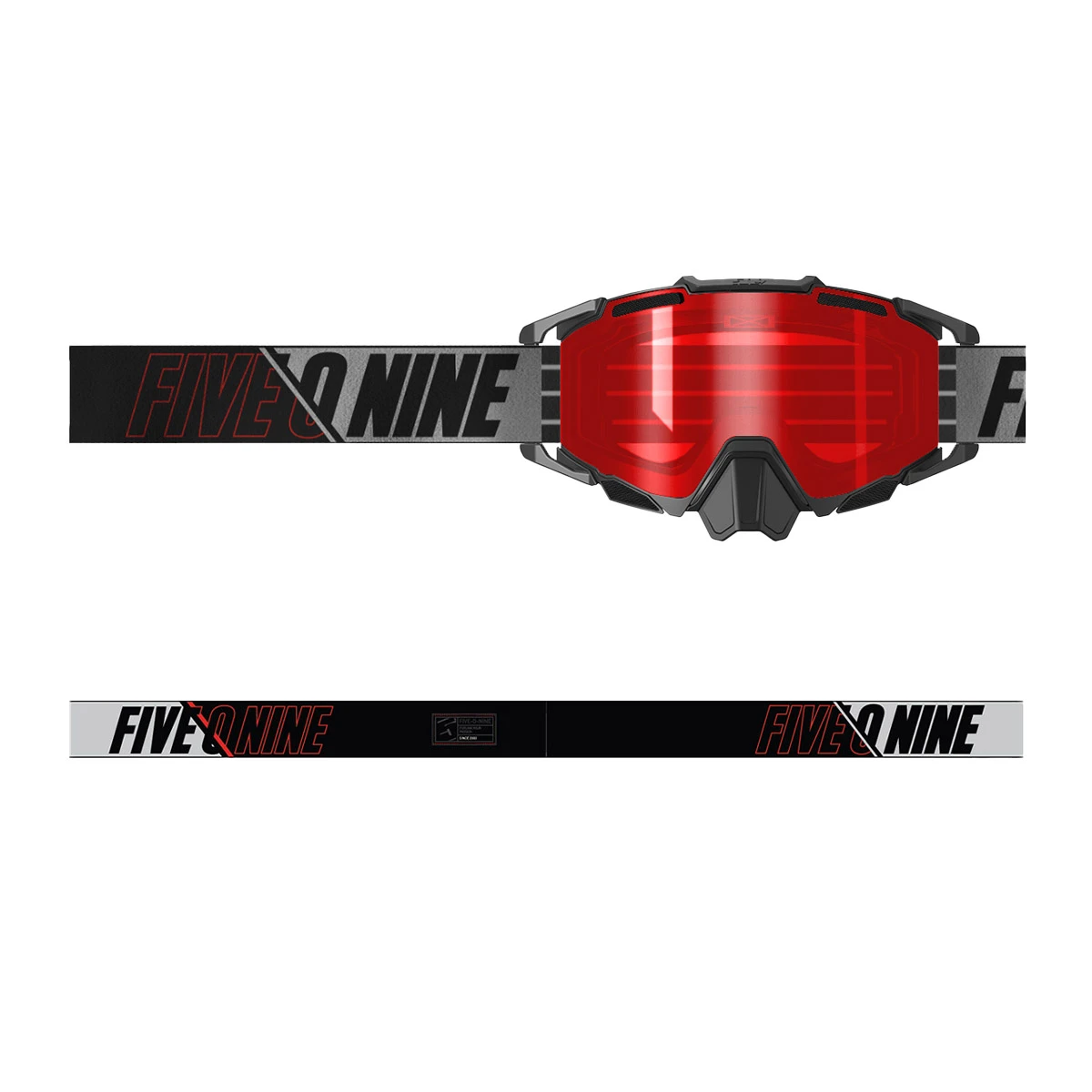 509 Sinister X7 Goggle - Racing Red (Smoke Tint/Red Mirror)