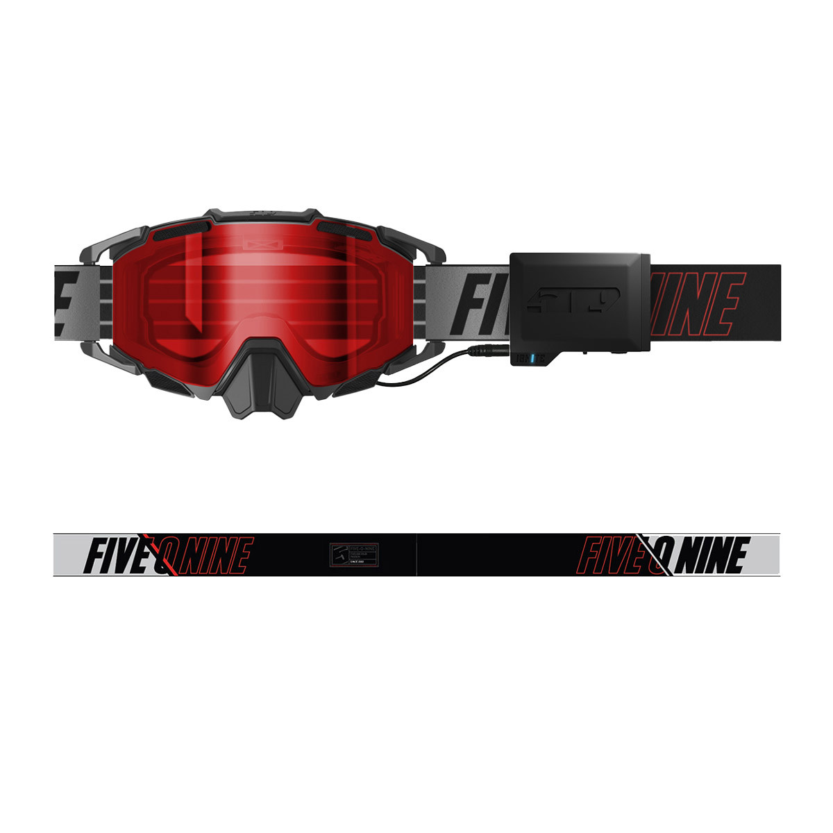 509 Sinister X7 Ignite S1 Goggle - Racing Red (Smoke Tint/Red Mirror)