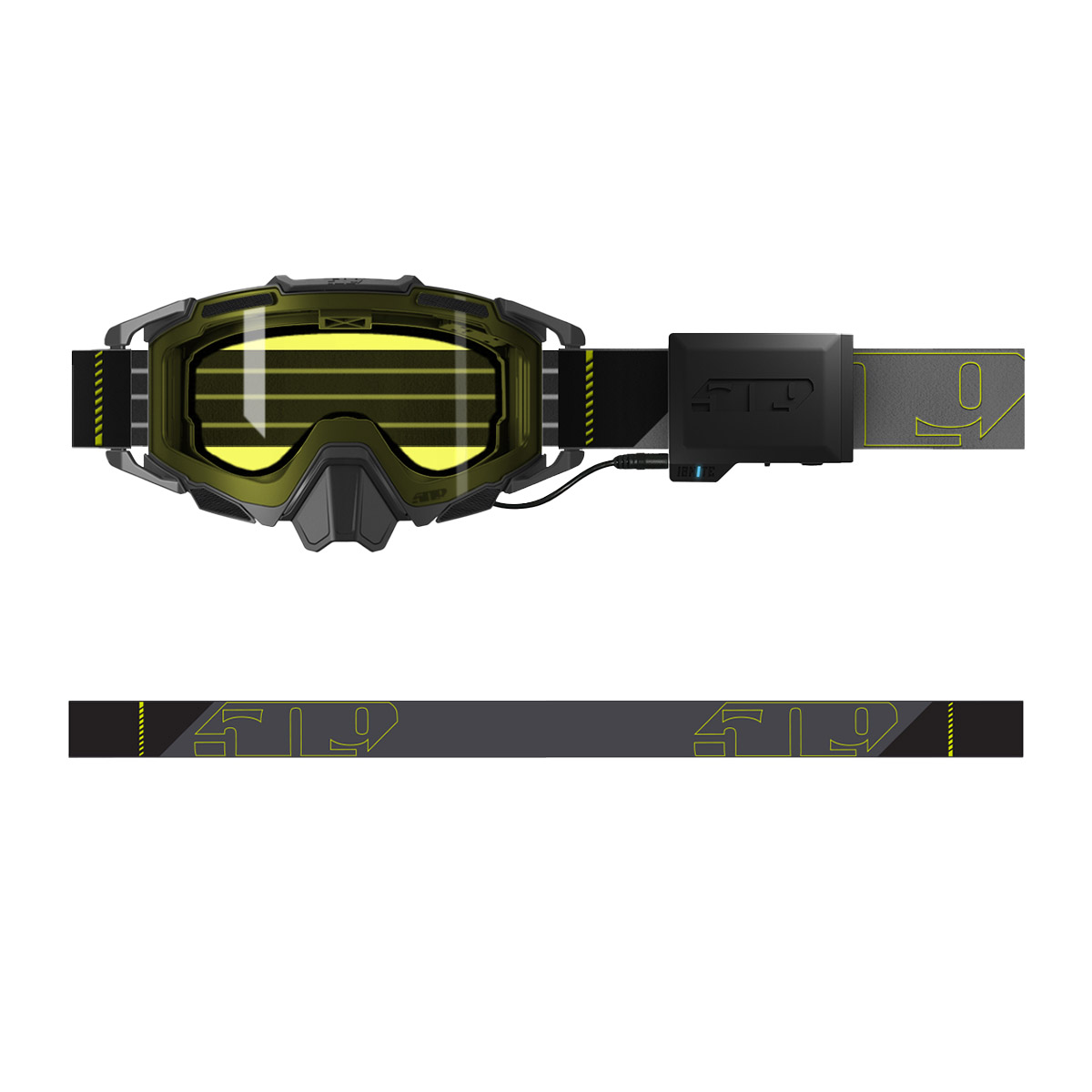 509 Sinister X7 Ignite S1 Goggle - Lemon Pop (Light Yellow Tint/HiVis Mirror (HCS))