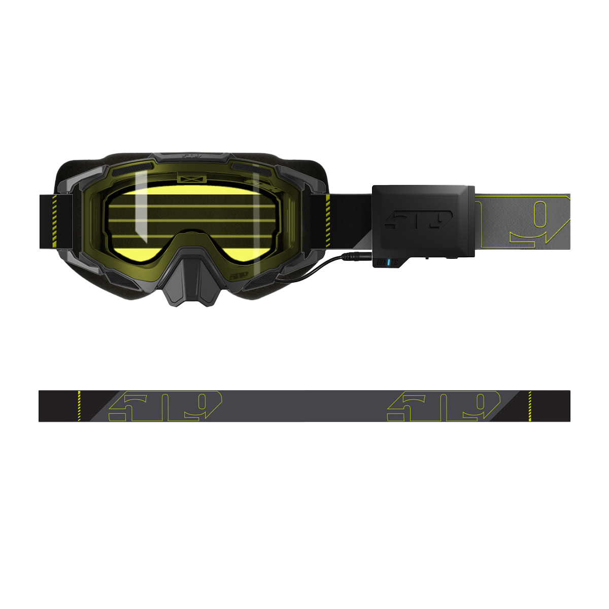 509 Sinister XL7 Ignite S1 Goggle - Lemon Pop (Light Yellow Tint/HiVis Mirror (HCS))