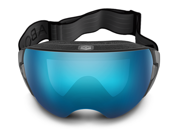 ABOM HEET Heated Goggle - Sky Blue Mirror
