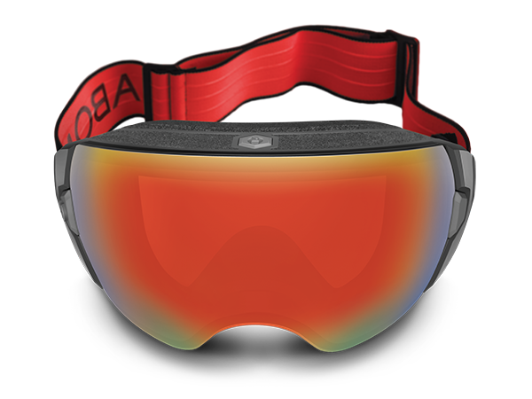 ABOM HEET Heated Goggle - Sunrise Red Mirror