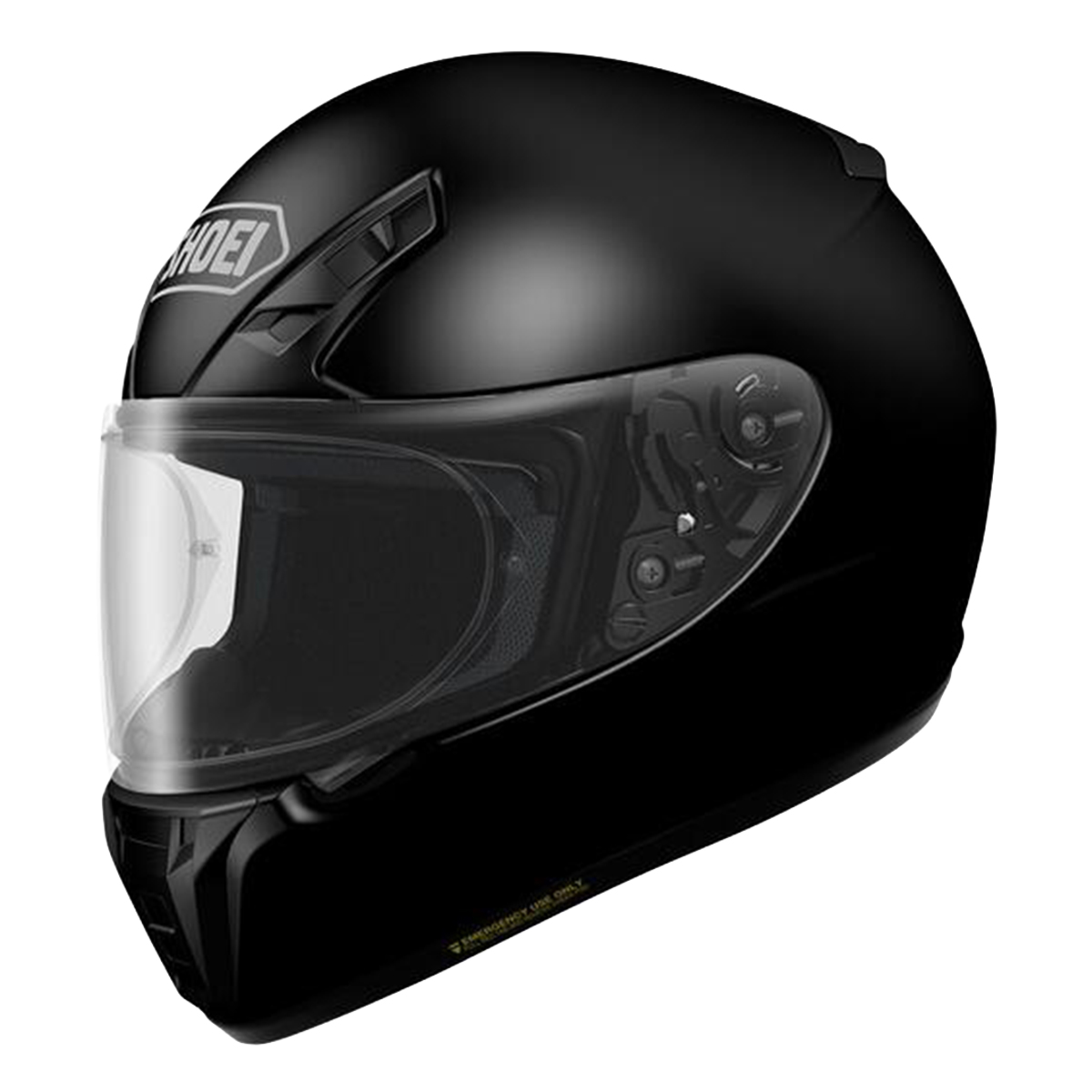 Shoei RF-SR Full-Face Motorcycle Helmet - Solid Black | SnowBigDeal
