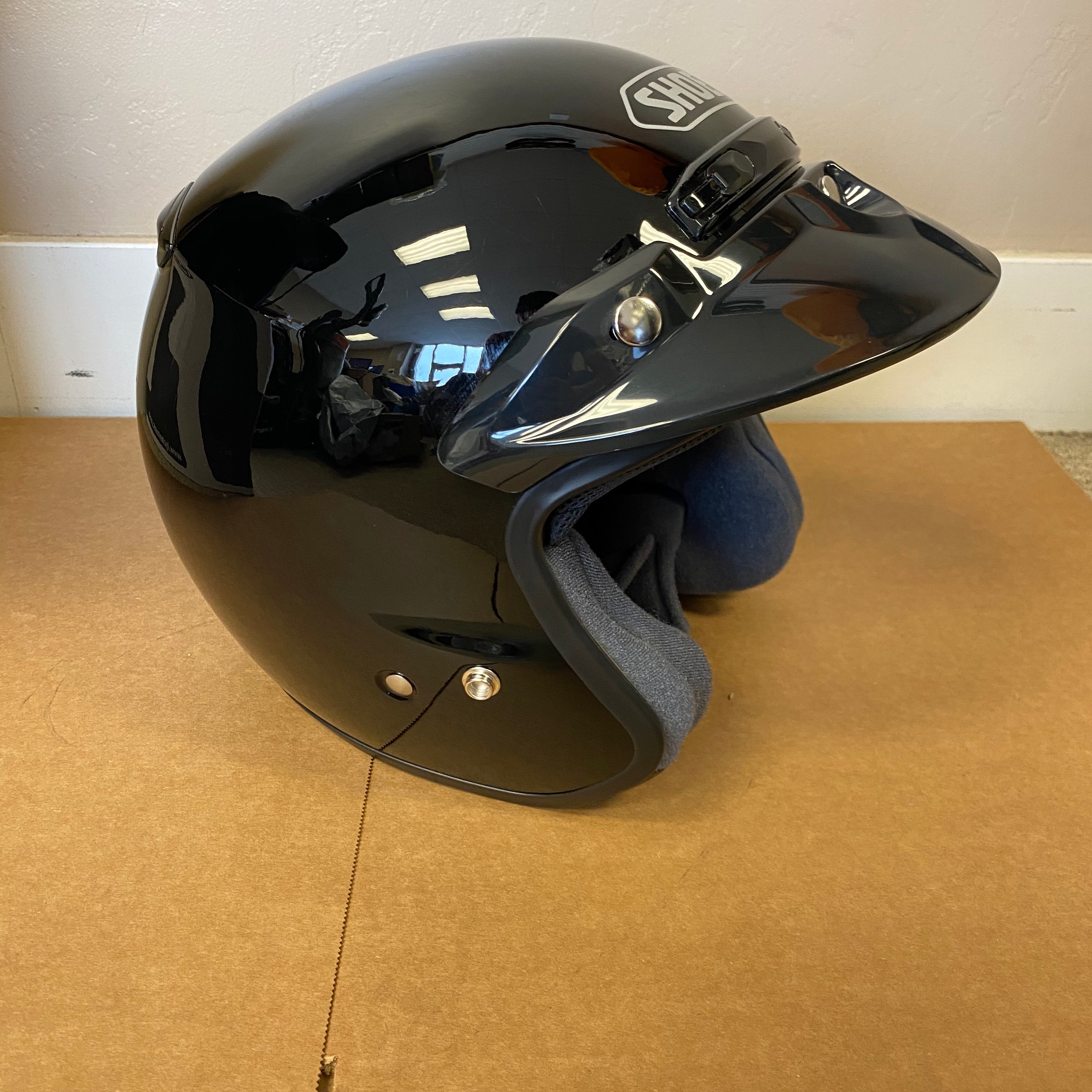 Shoei RJ Platinum R - Black (XL) [Blemished]