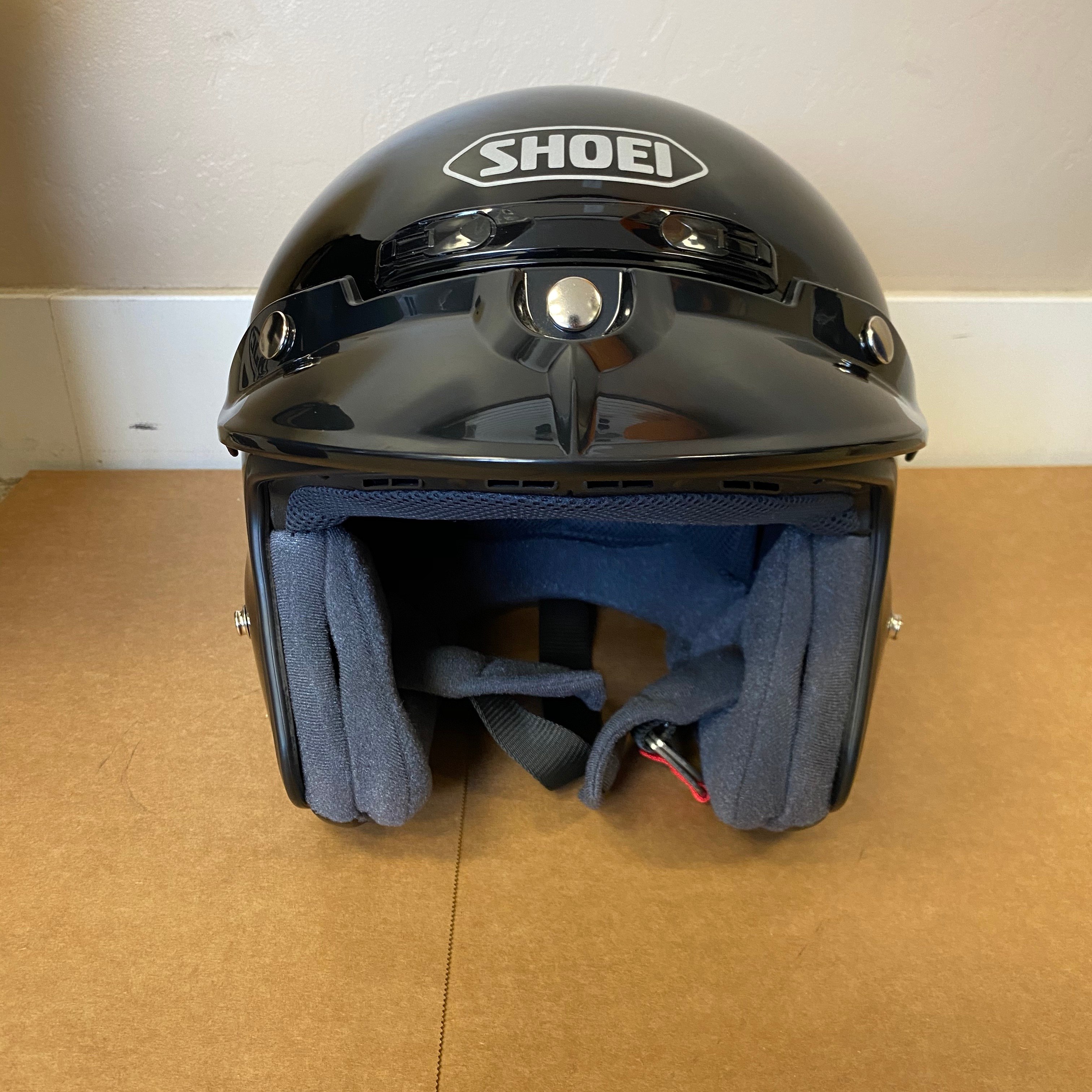 Shoei RJ Platinum R - Black (XL) [Blemished]