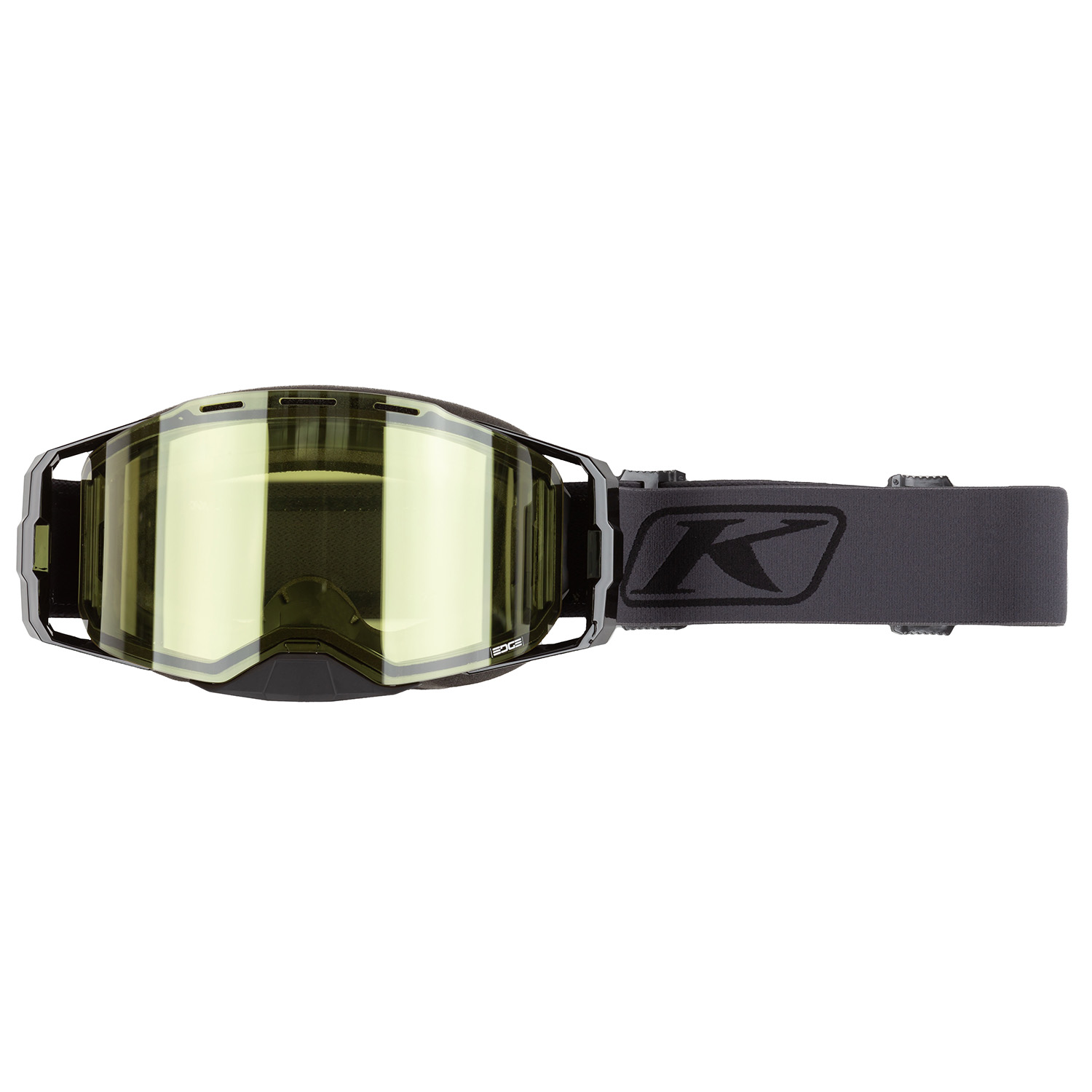 Klim Edge Goggle - Focus Asphalt (Light Yellow Tint)