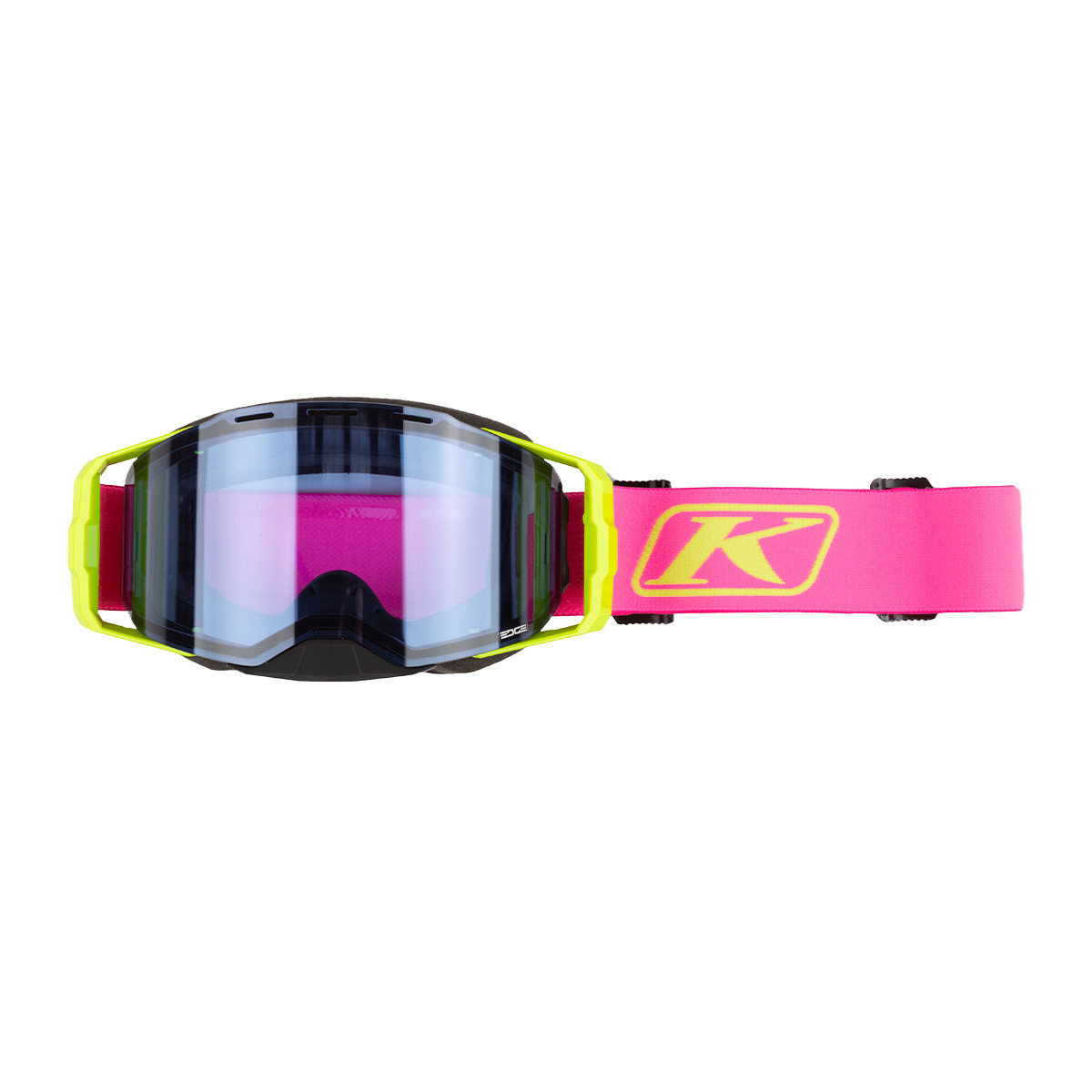 Klim Edge Goggle - Focus Knockout Pink (Blue Tint) [Sample]