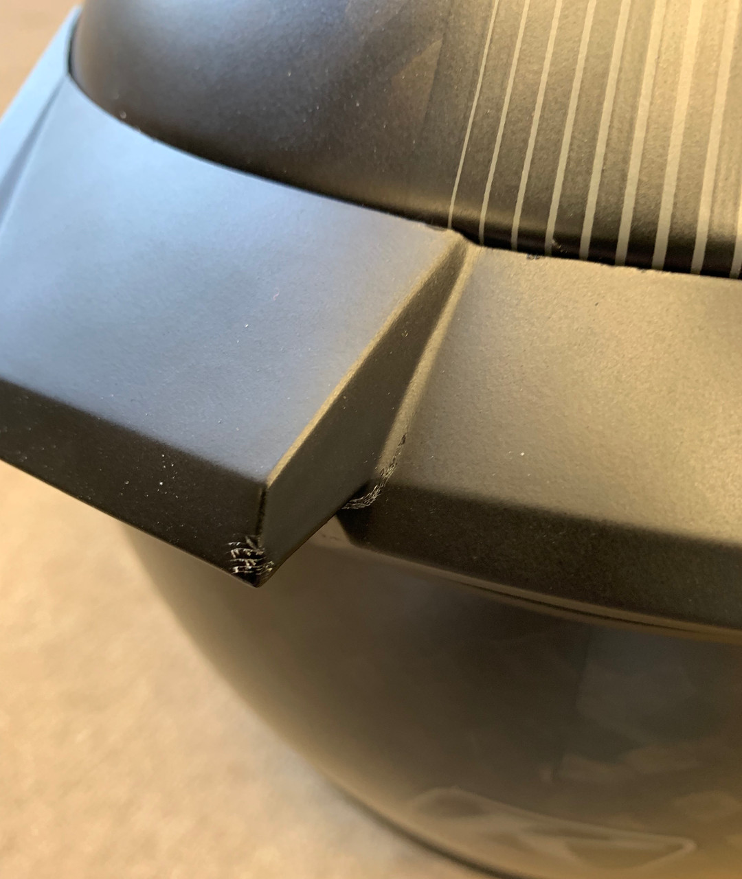 Klim Krios Karbon Adventure Helmet (ECE/DOT) - Stealth Matte Black (3X) [Used]