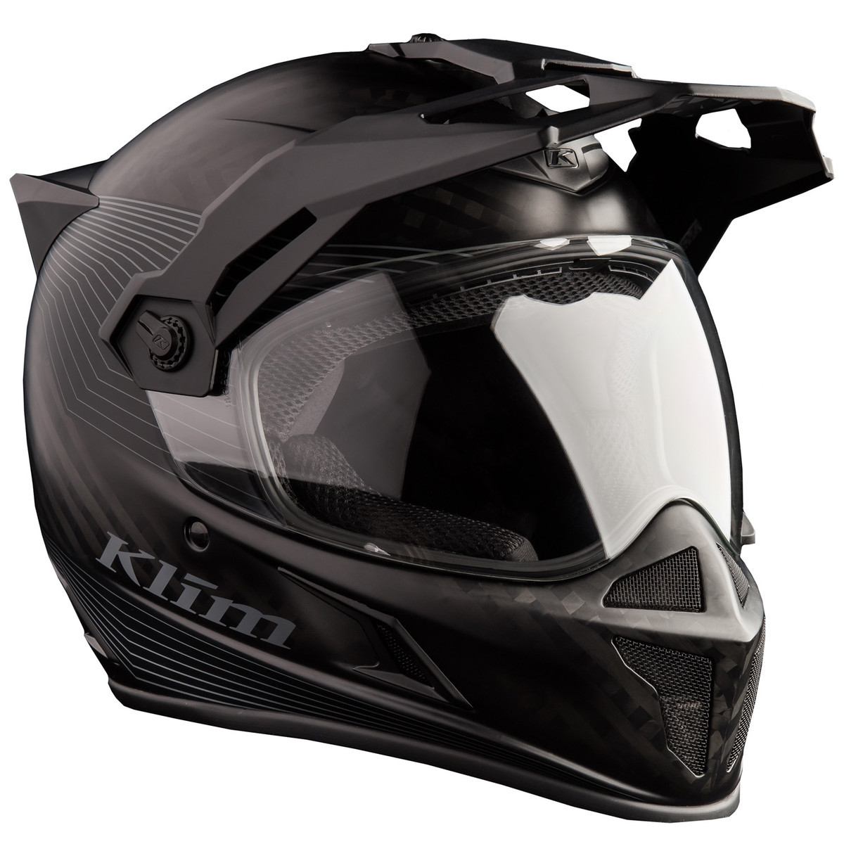 Krios Karbon Adventure Helmet Stealth Matte Black