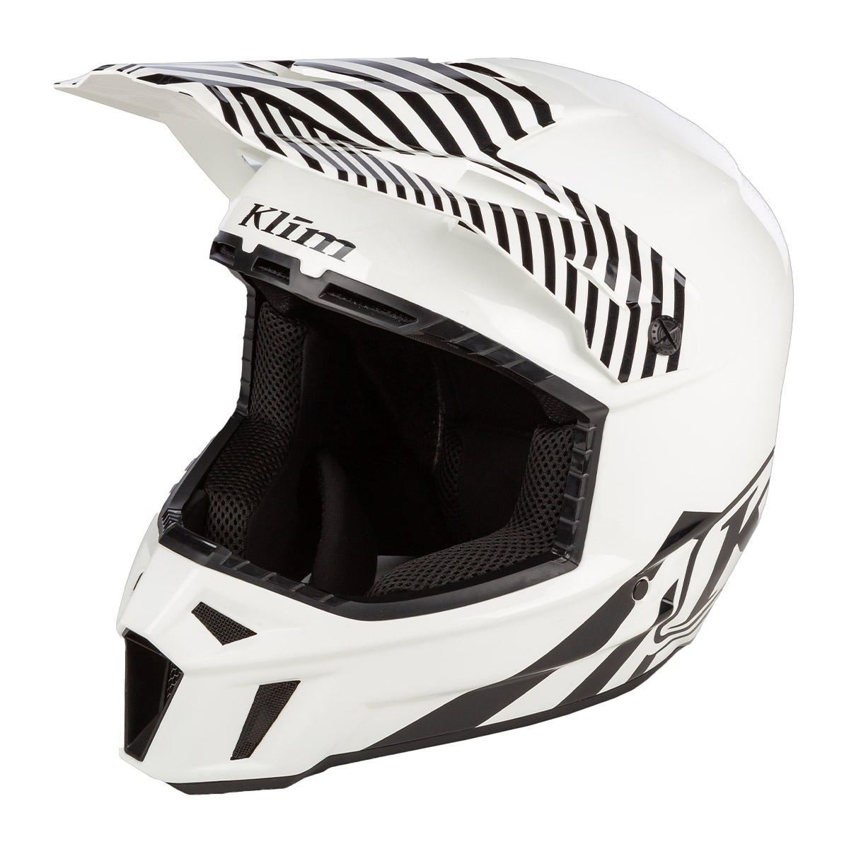 Klim F3 Carbon Off-Road Helmet (ECE) - Illusion Black/White