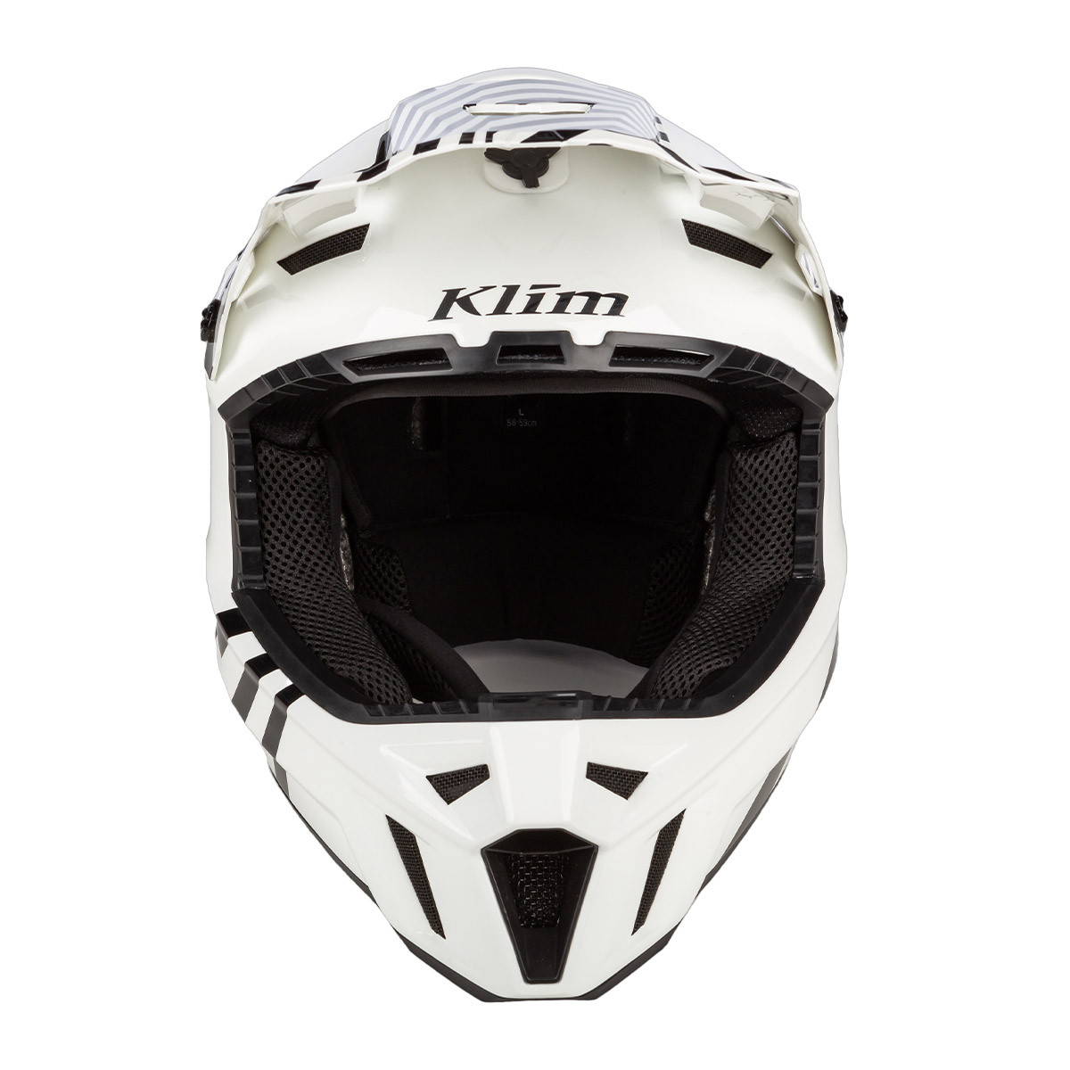 Klim F3 Carbon Off-Road Helmet (ECE) - Illusion Black/White