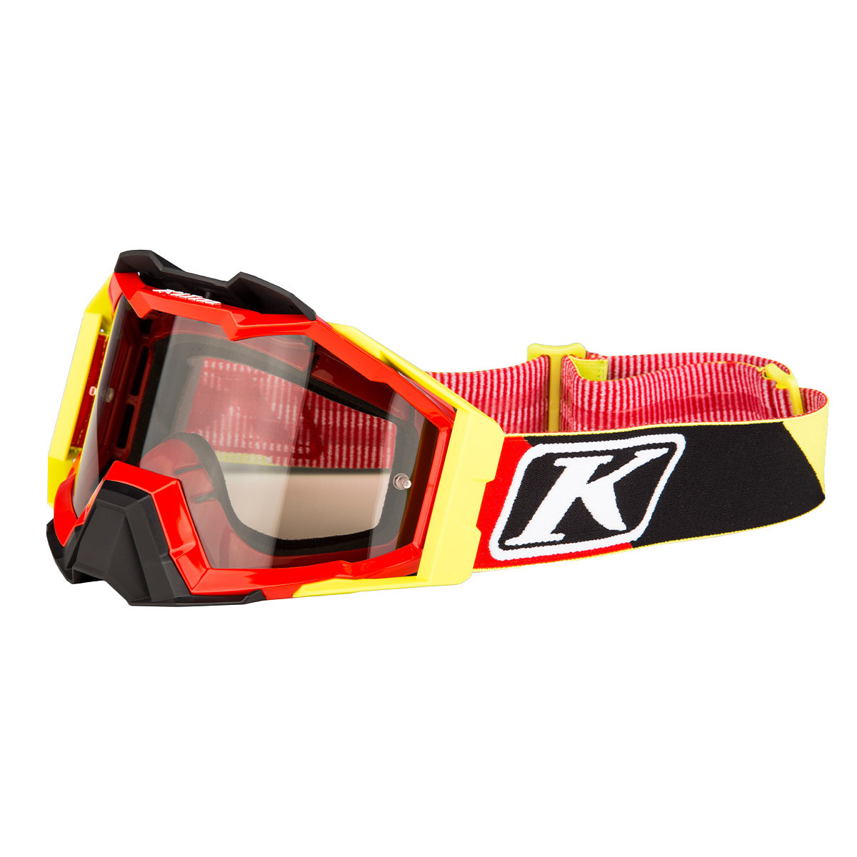 Klim Viper Pro Off-Road Goggle - Stripe Red (Smoke Tint)