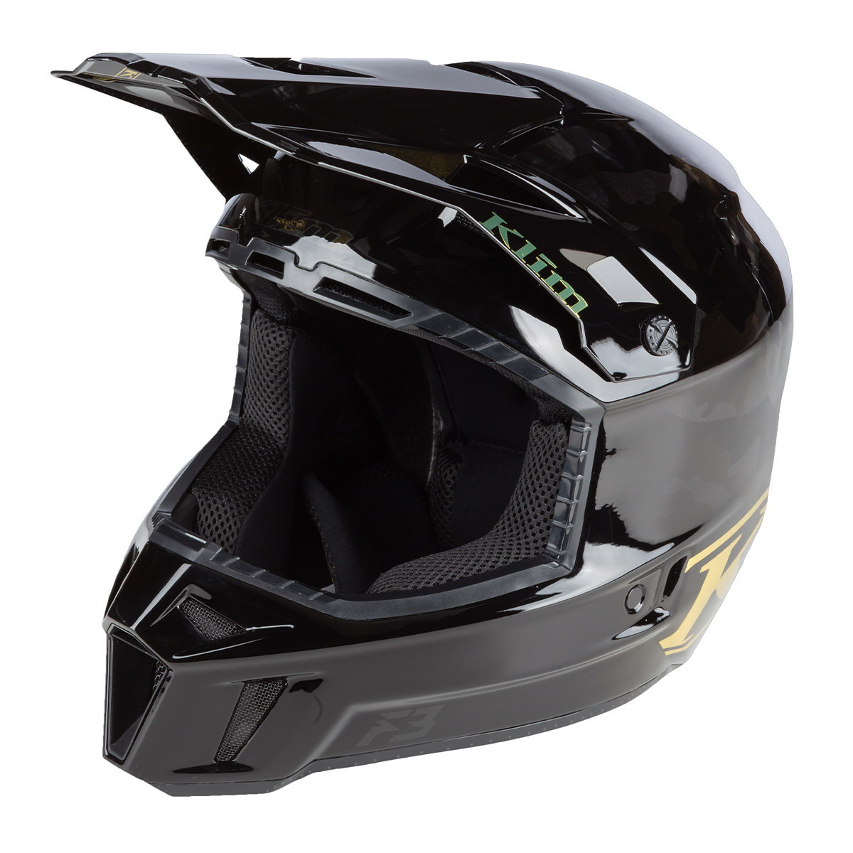 Klim F3 Carbon Helmet (ECE) - Assault Camo Gold