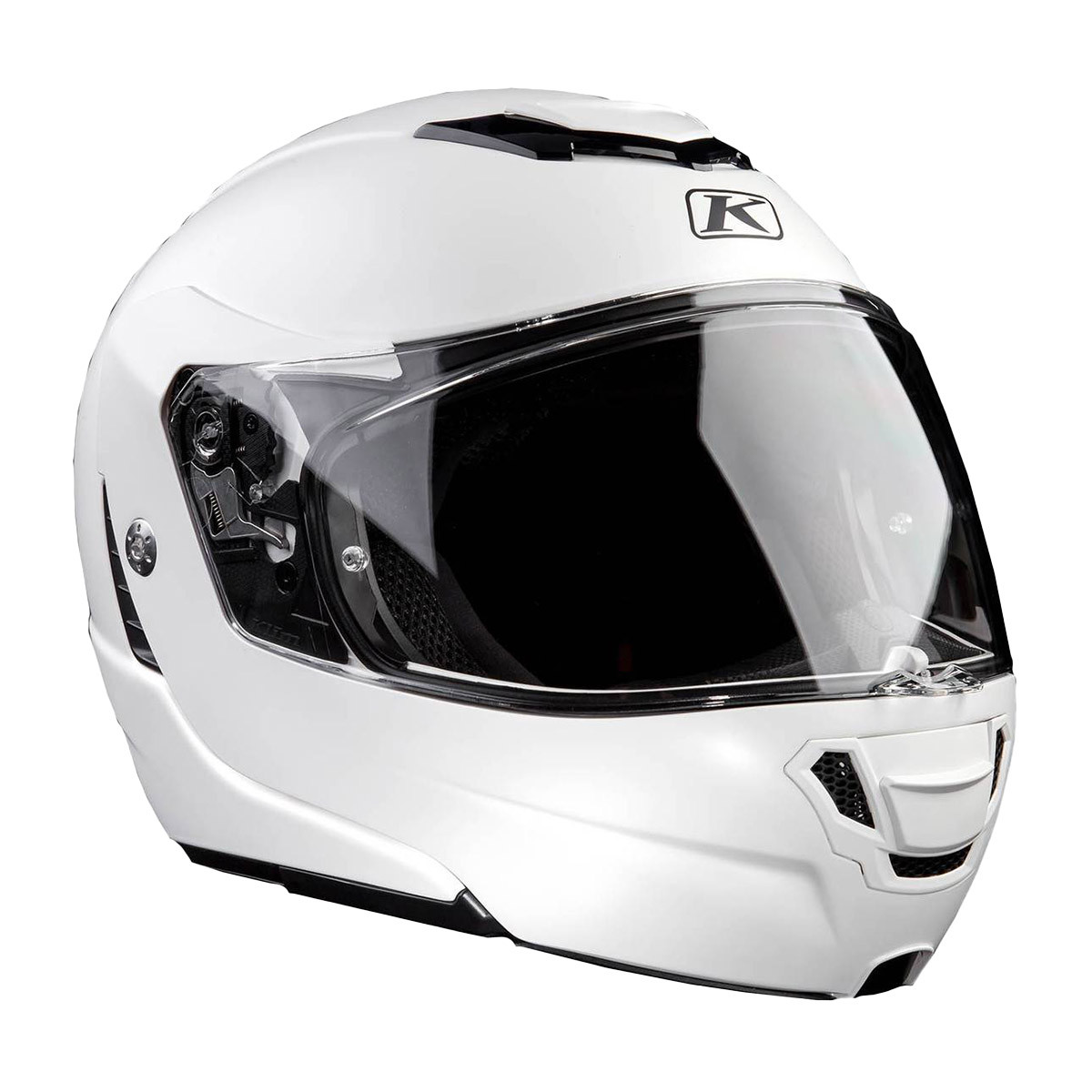 Klim TK1200 Karbon Modular Helmet (ECE/DOT) - Tech Matte White [Sample]
