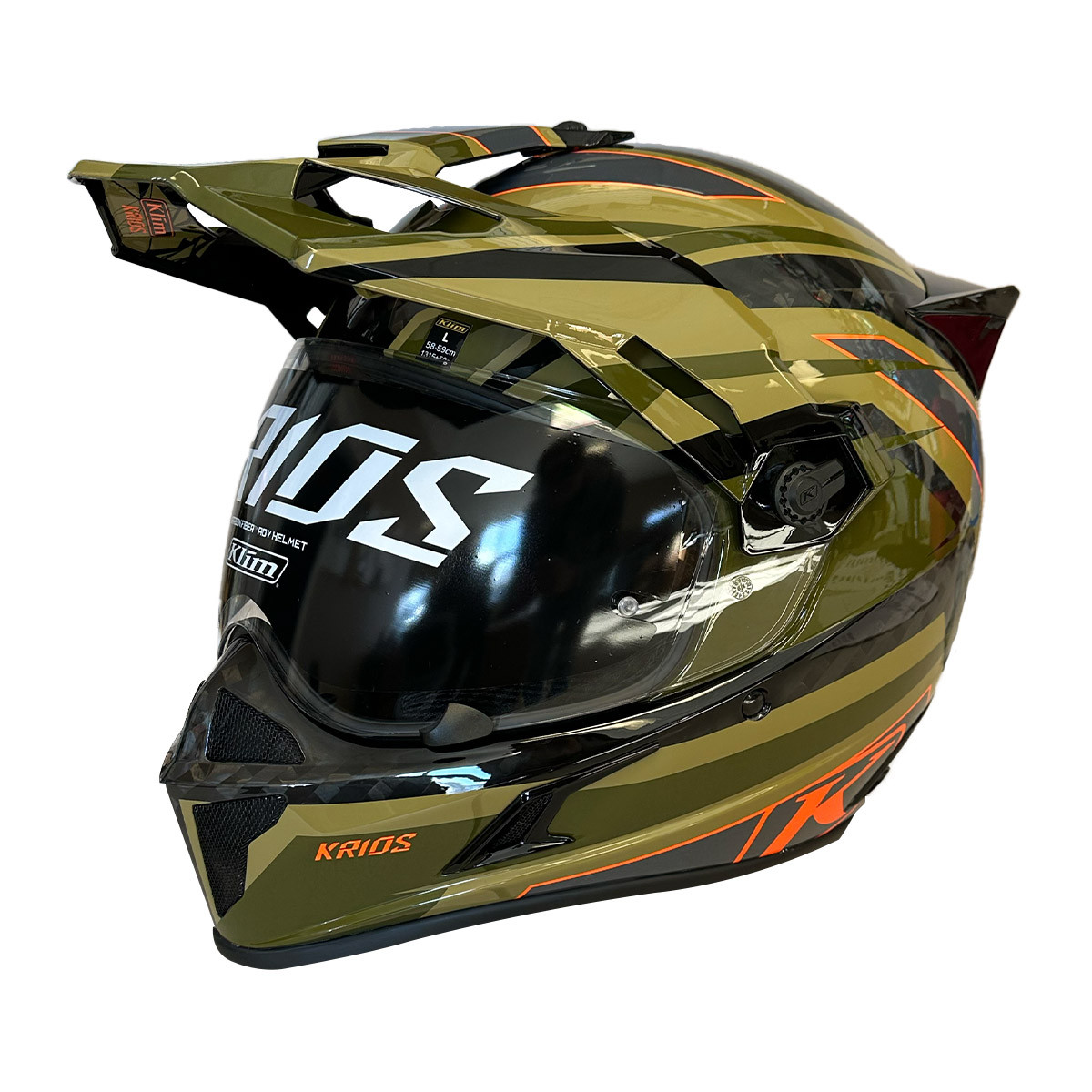 Klim Krios Helmet (ECE) - Fastbak Striking Sage [Sample]