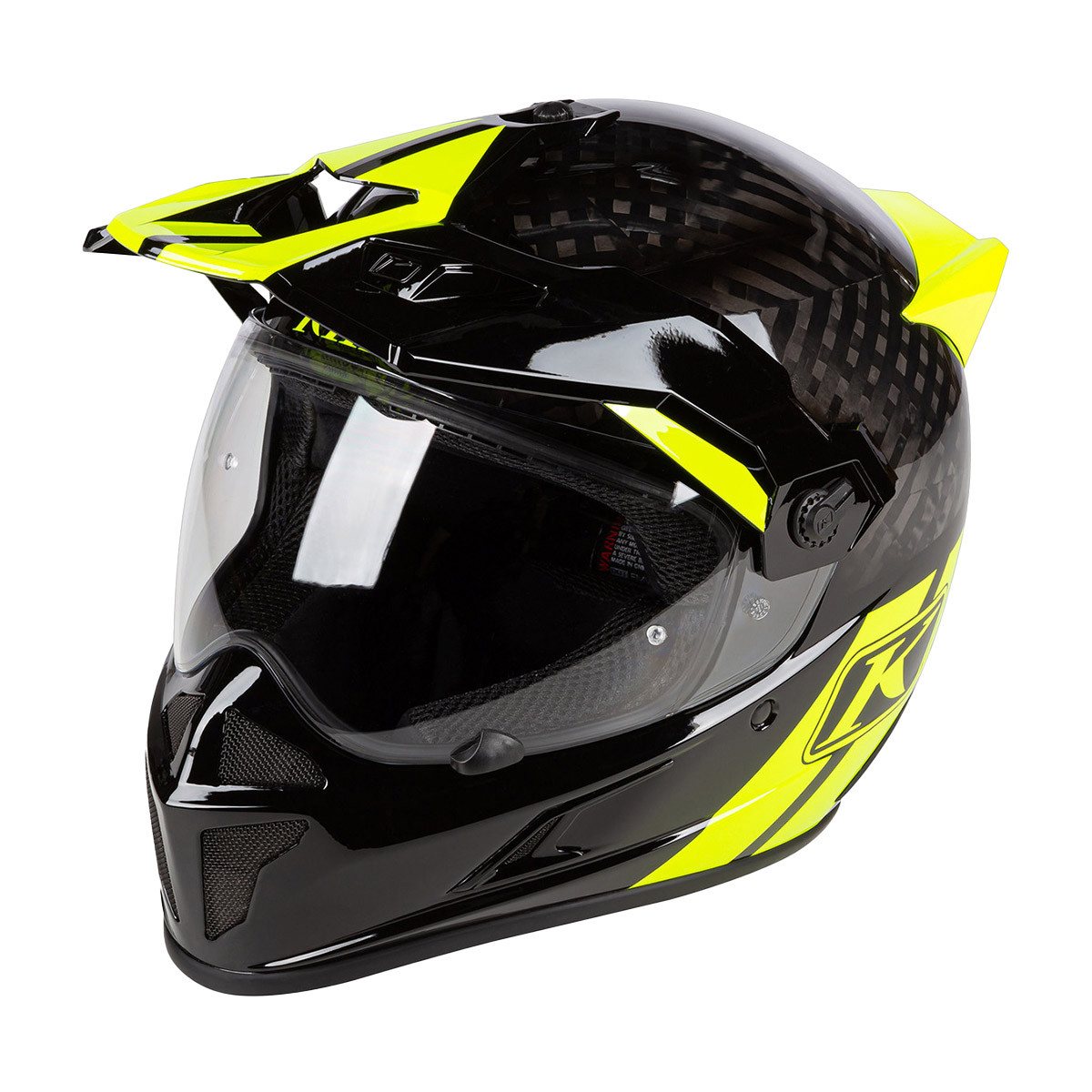 Klim Krios Helmet (ECE) - Twotrak Vivid Black [Sample]