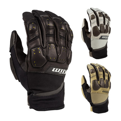 Klim DAKAR PRO Glove クールグレー XL Klim Dakar Pro Glove - Dual-Sport Motorcycle Glove | SnowBigDeal