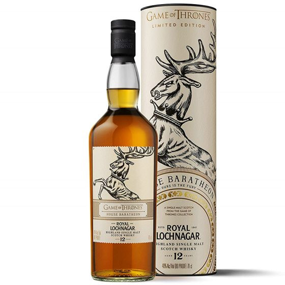 Royal Lochnagar Game of Thrones House Baratheon 12 Year Old Highland Single  Malt Scotch | 750ml - Suds and Spirits