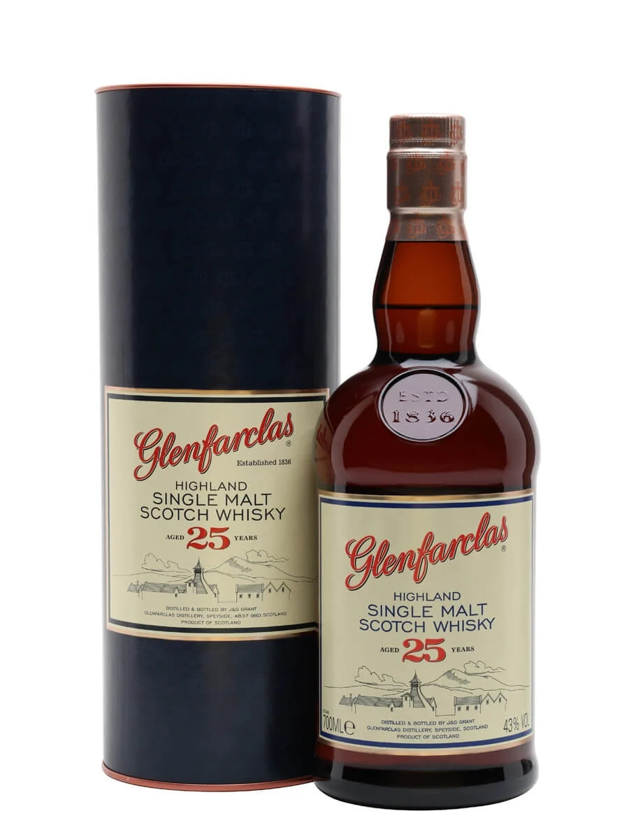 Buy Glenfarclas 25 Year Old Single Malt Scotch Whisky (750ml