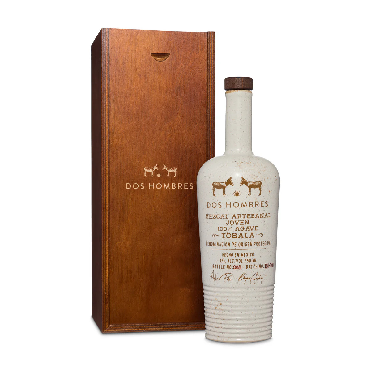 Buy Dos Hombres Mezcal Joven Tobalá online at sudsandspirits.com
